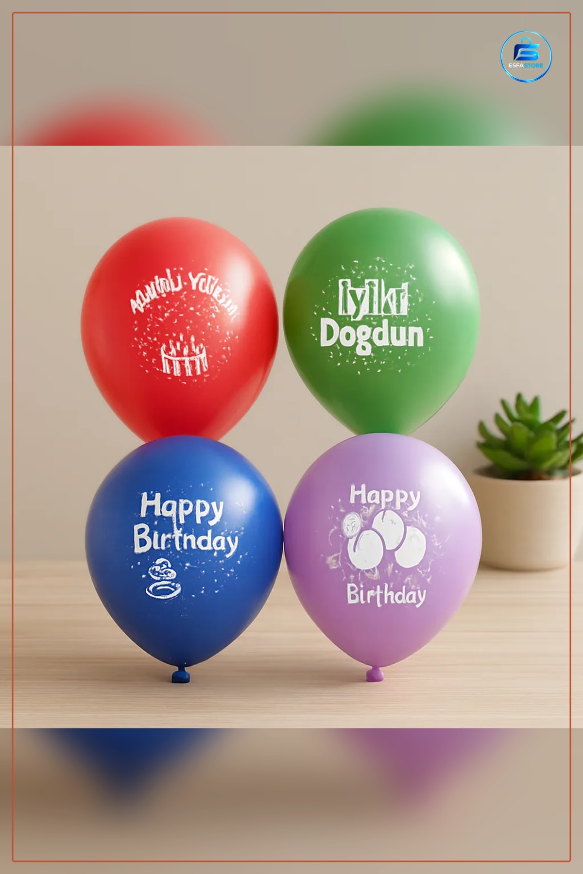 Balon İyi Ki Doğdun Doğum Günü 12 inç 100 Adet Lateks Parti Süsleme Dekorasyon Renkli