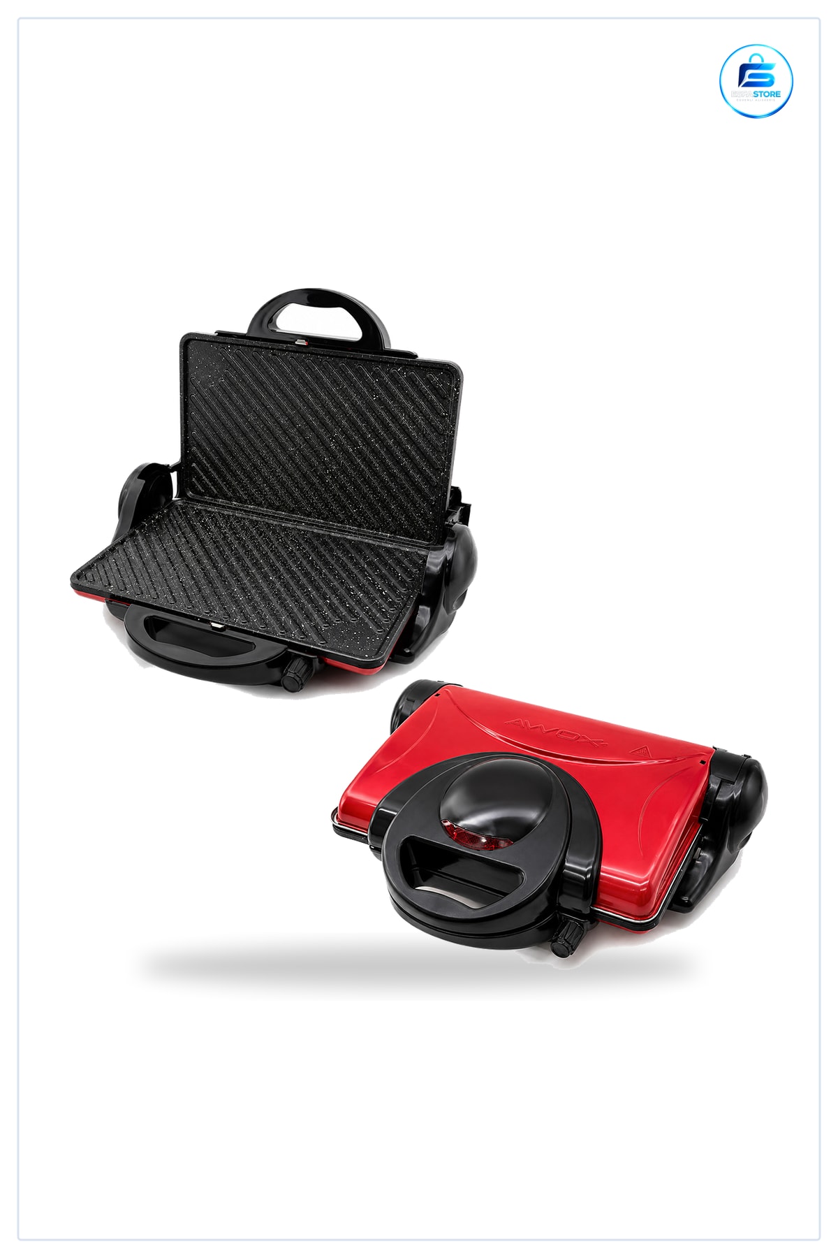 Tost Makinesi Elektrikli 8 Dilim 1800W ° Izgara 6 Kademe Teflon Kaplama Panini Mutfak