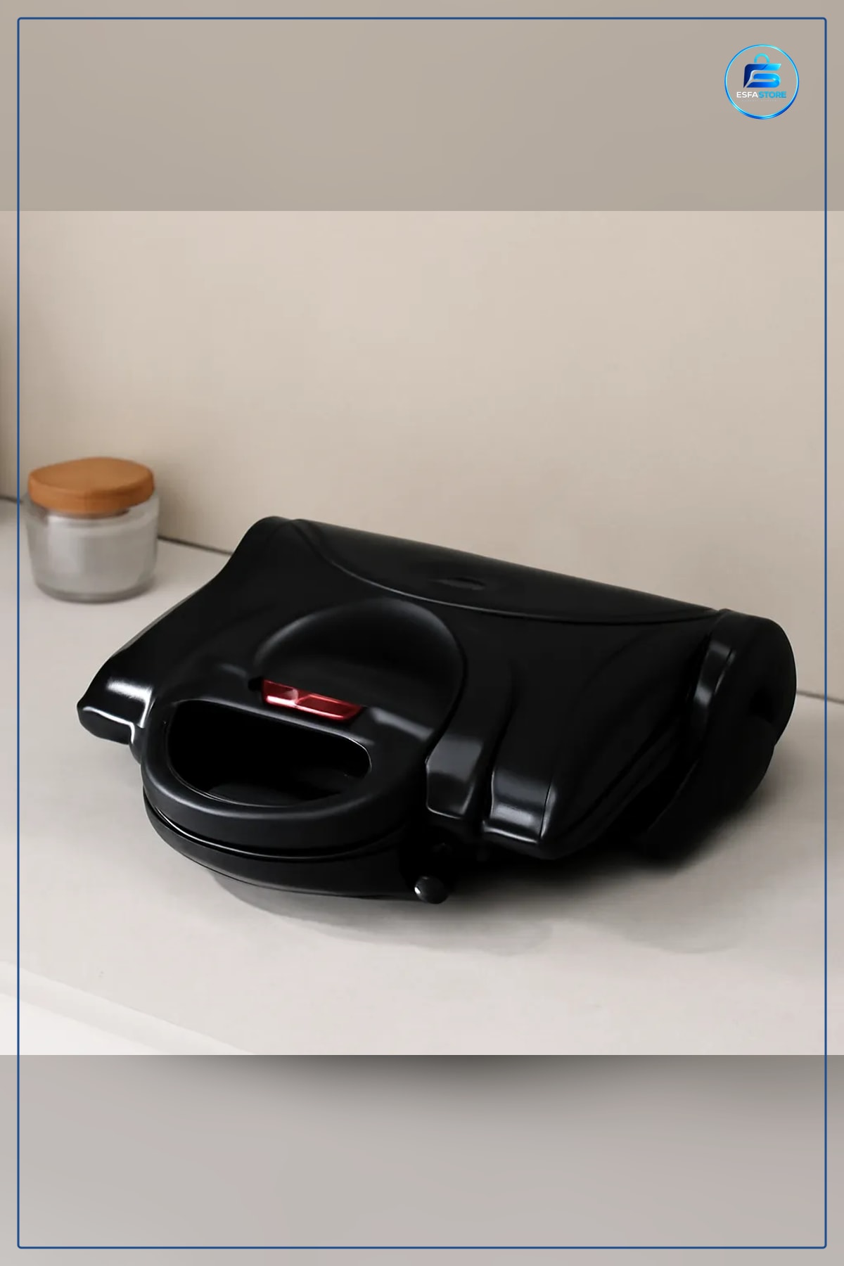 Tost Makinesi 8 Dilim 1800W ° Açılır ızgara 6 Kademe Isı Teflon Kaplama Elektrikli