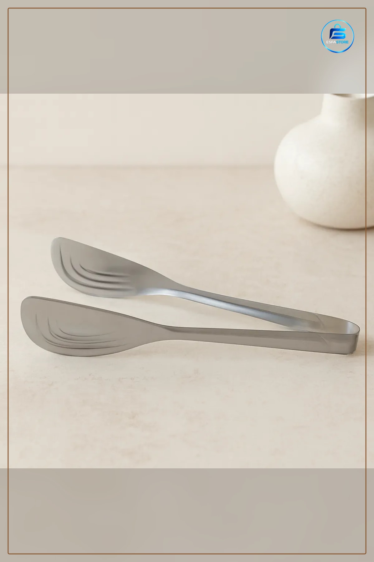 Spatula Maşa Paslanmaz Çelik Lüks Yassı Uçlu Pasta Servis Maşası Mutfak Sofra Kaymaz Saplı