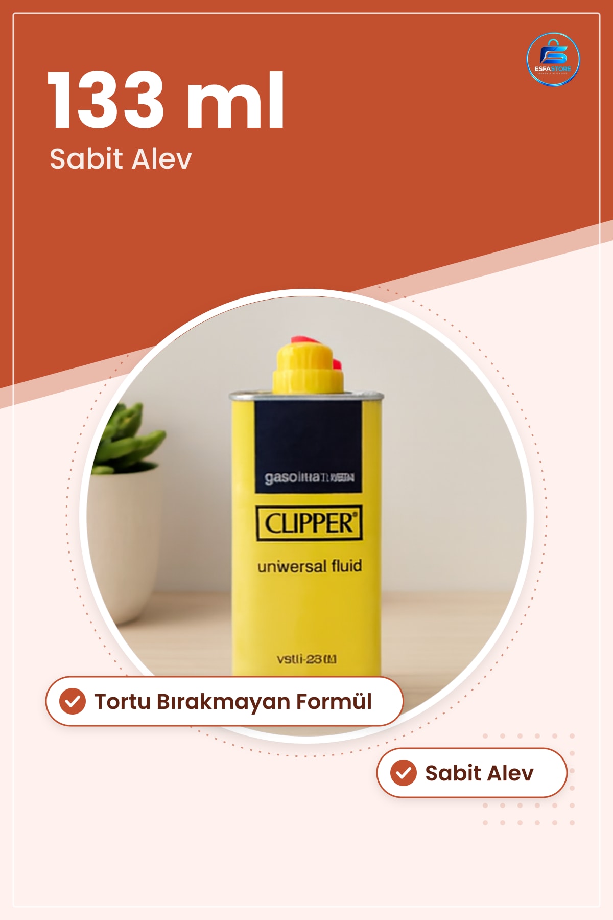 Çakmak Yakıtı 133 ml Gaz Universal Fluid Sabit Alev Tortu Bırakmayan Formül Kolay Dolum