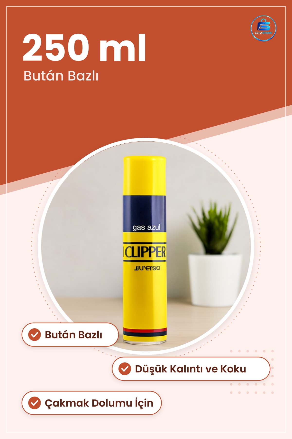 Çakmak Gazı 250 ml Bután Bazlı Yüksek Saflık Dolum Yakıcı Gaz Kamp Hobi Ev Kullanımı
