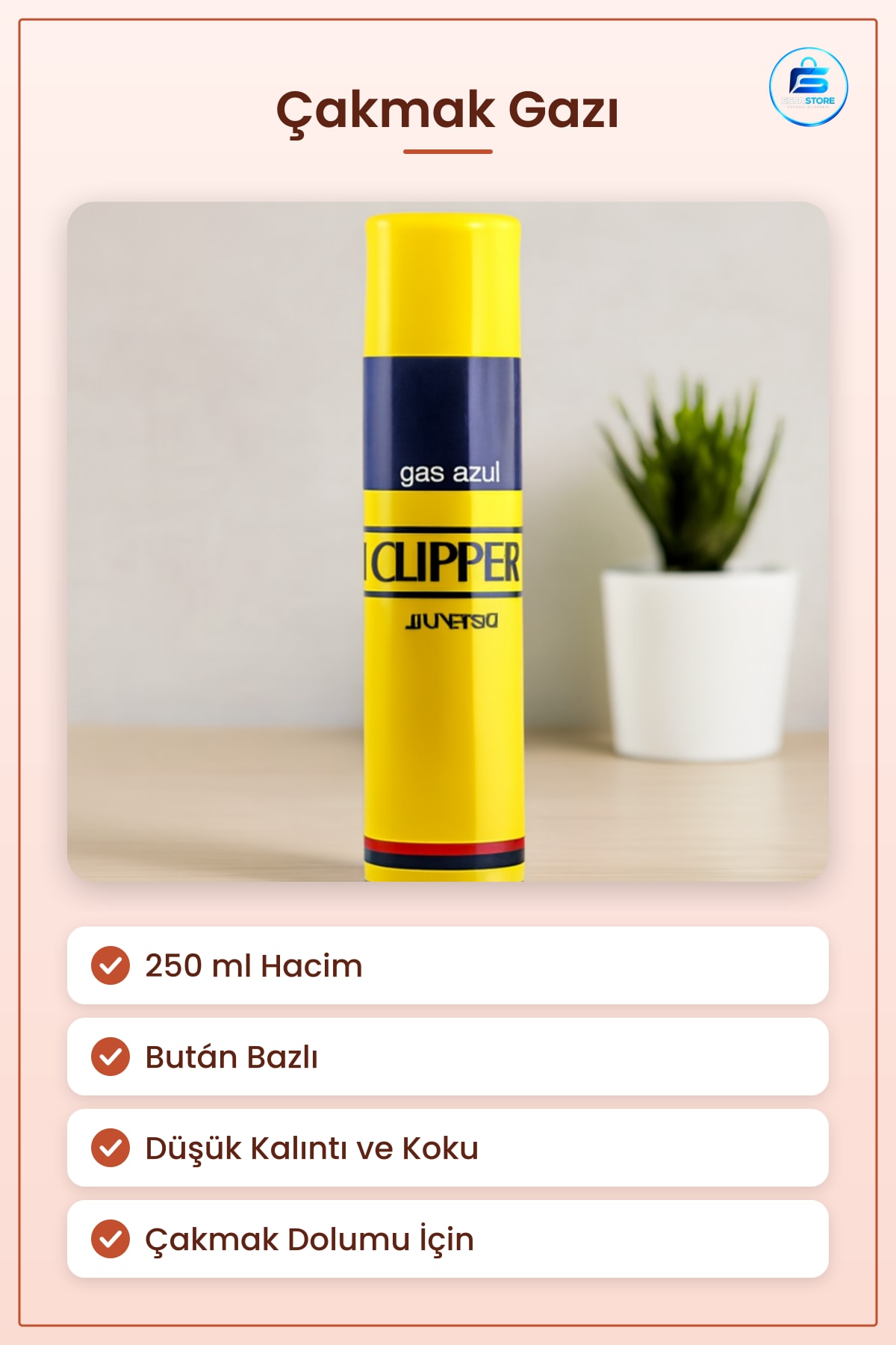 Çakmak Gazı 250 ml Bután Bazlı Yüksek Saflık Dolum Yakıcı Gaz Kamp Hobi Ev Kullanımı