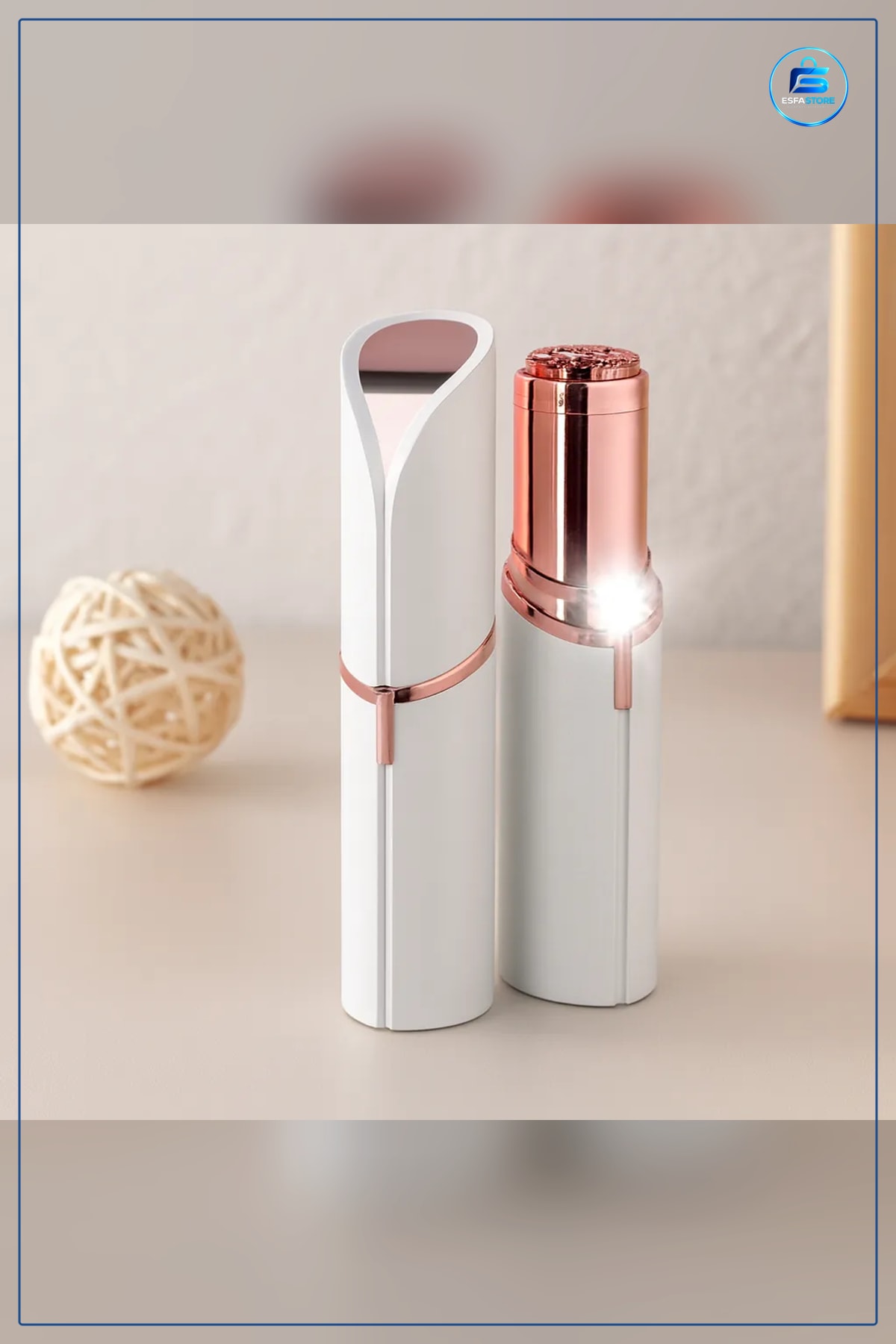 Ruj Modeli Yanak Tüy Alma Makinesi USB Şarjlı Taşınabilir Paslanmaz Başlıklı Epilatör