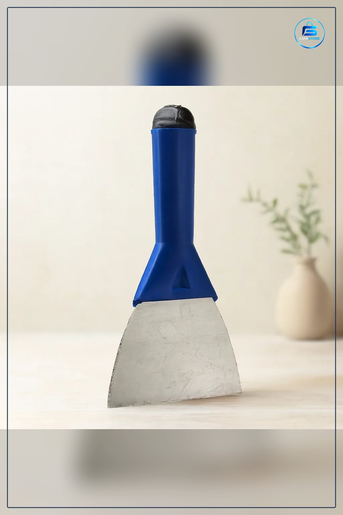Metal Kazıma Spatulası 120 mm Plastik Saplı Boya Sökme Macun Düzeltme Yüzey Hazırlık