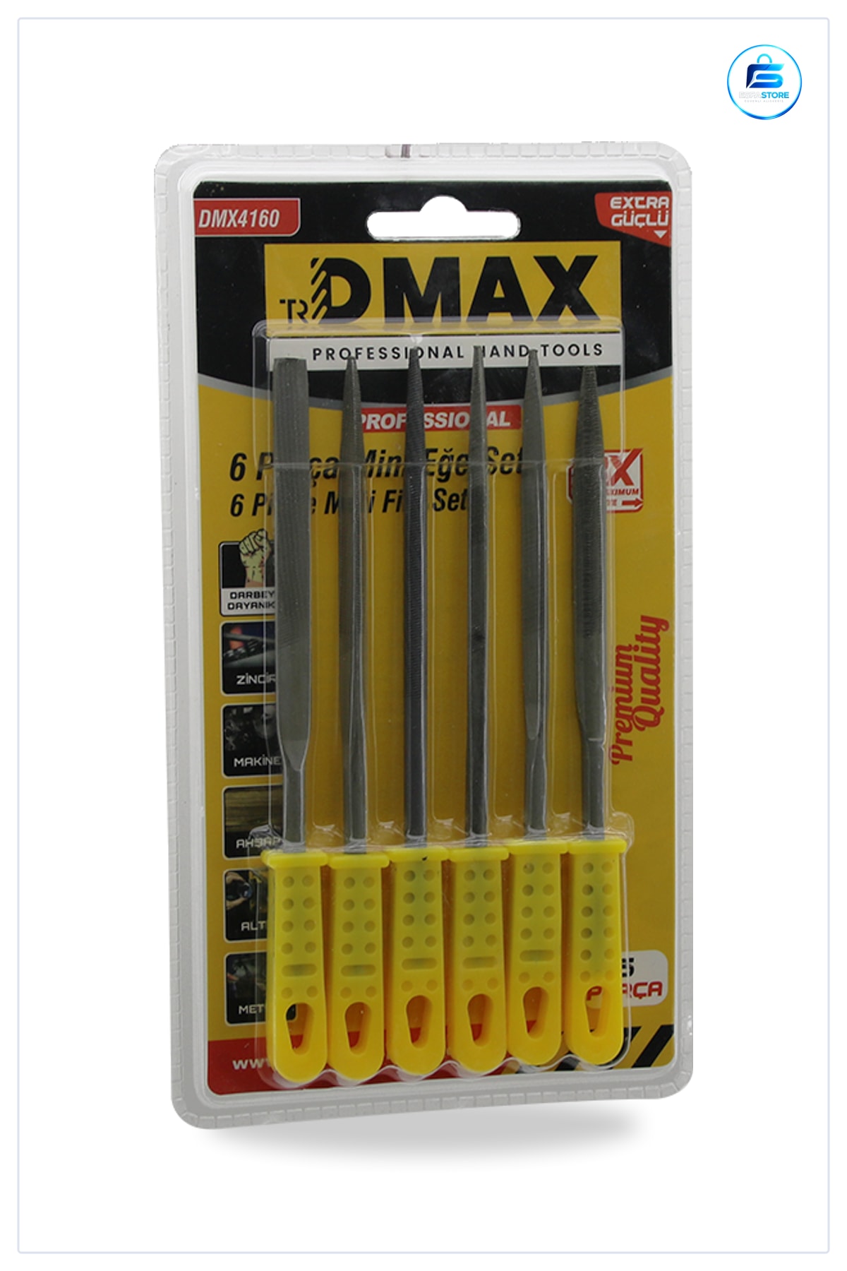 Mini Çelik Eğe Seti 6 Parça Düz Yuvarlak Yarı Dairesel Kare Üçgen Modelcilik Hobi Takı Ahşap Metal