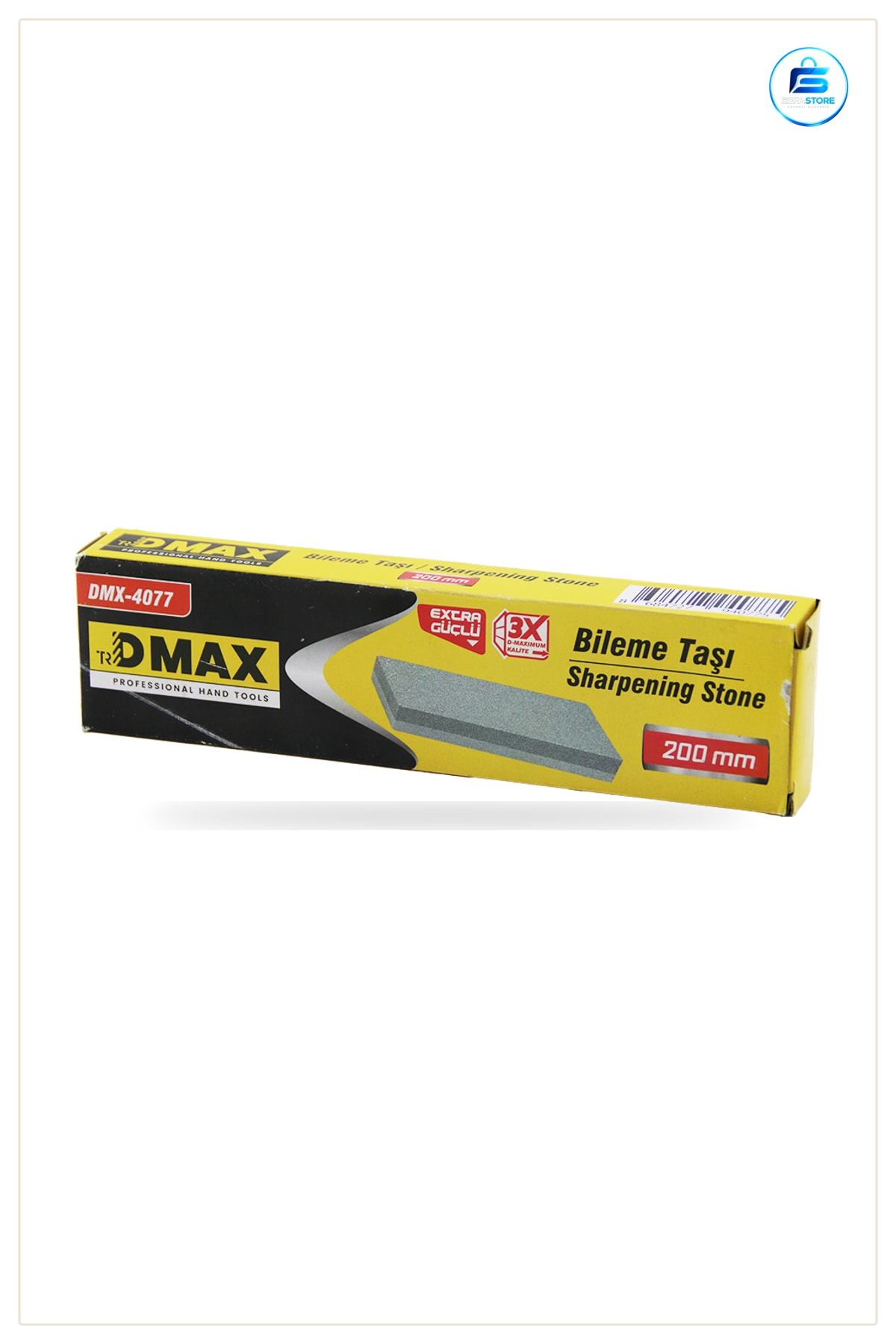 Bileme Taşı 200x50x25 mm Sentetik Alümina Kalın Uzun Bıçak Alet Keskinleştirme Atölye Marangoz