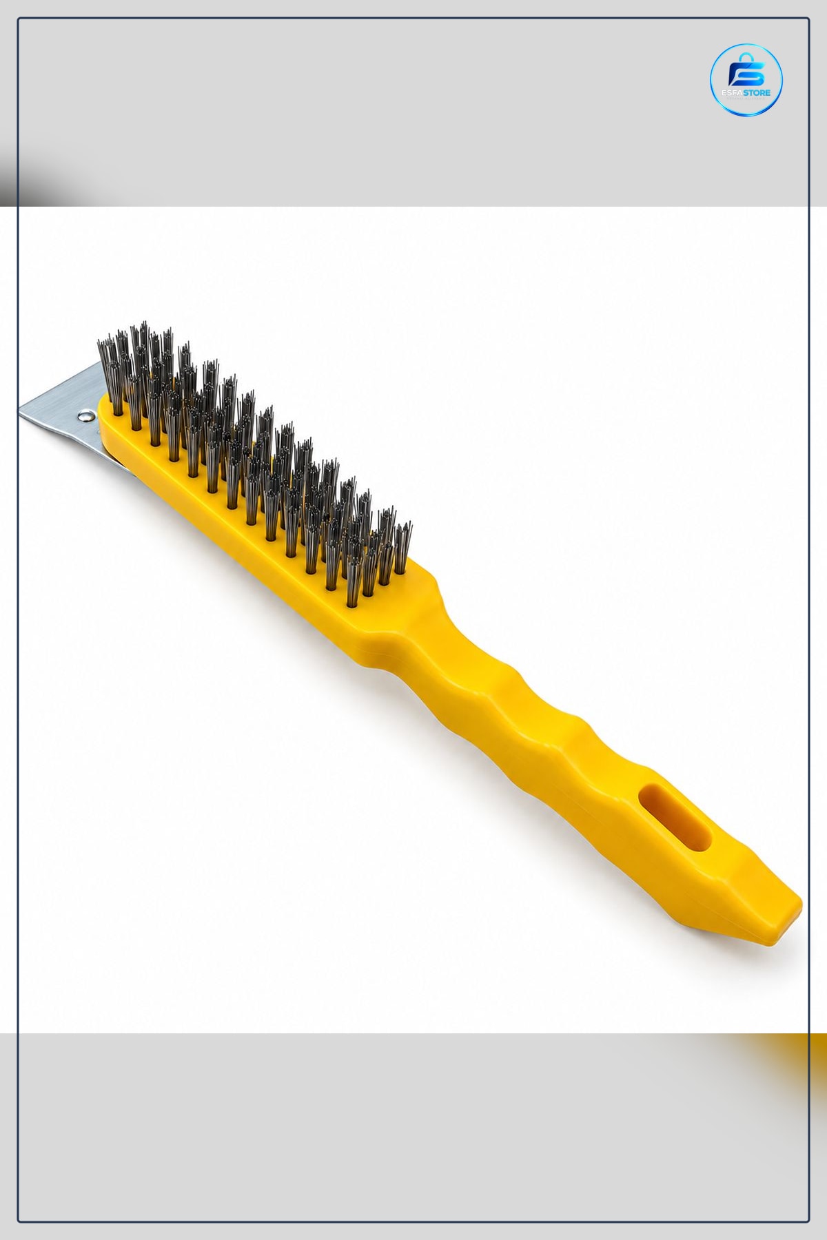 Metal Kazıma Spatula 270 mm Çelik Tel Fırça 2in1 Boya Sökme Pas Temizleme Yüzey Hazırlama Aleti