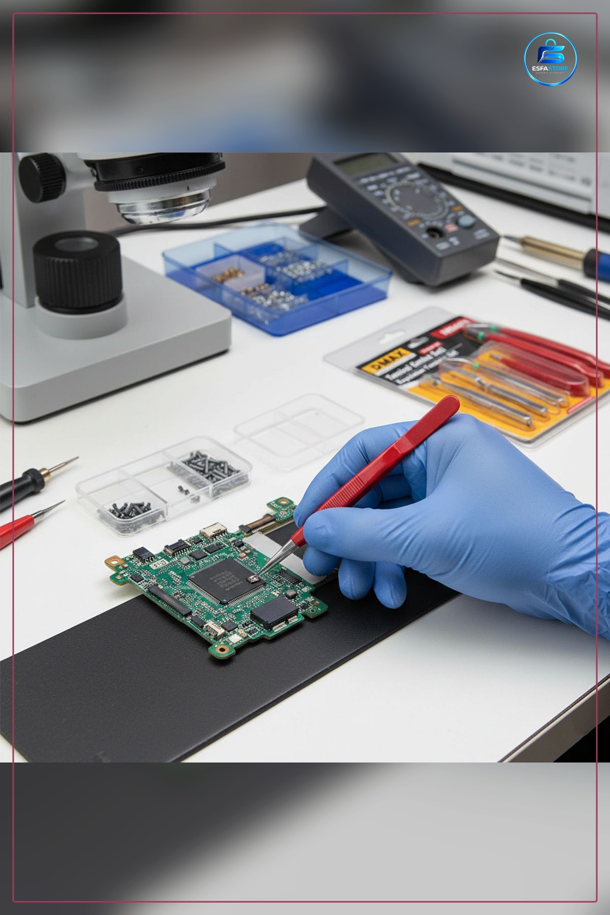 Tamirci Cımbız Seti 7 Parça Paslanmaz Çelik Elektronik Tamir Saatçilik Modelcilik Hassas İş