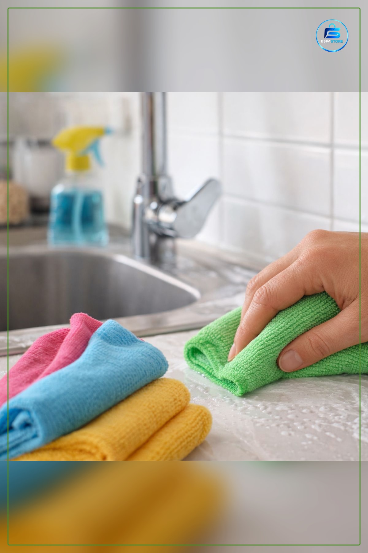 Mikrofiber Temizlik Bezi Çiziksiz Yüksek Emicilik Cam Mutfak Banyo Araç Yüzey Hızlı Kuruma
