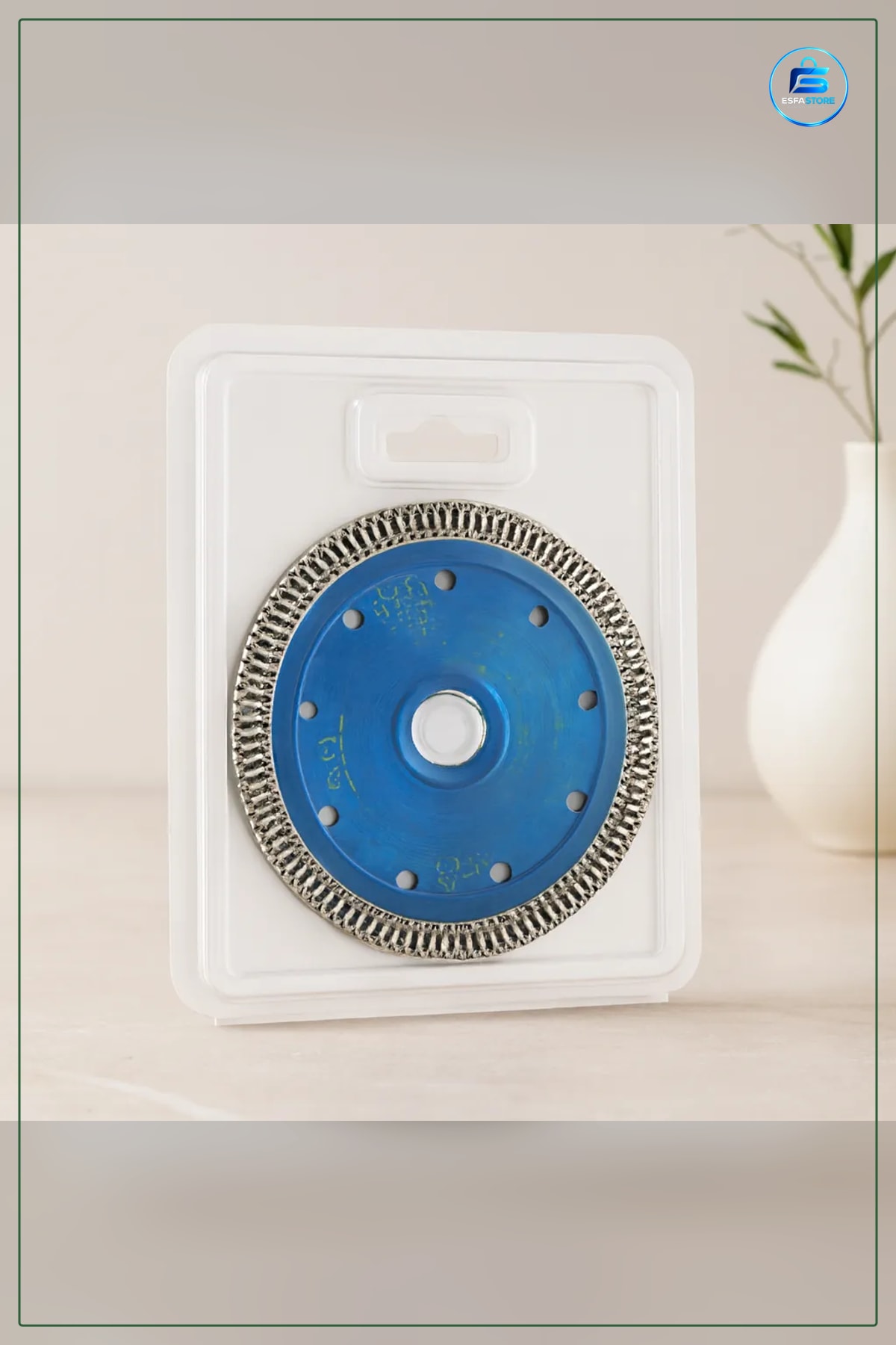 Elmas Daire Testere Bıçağı Kesici Disk 115x22.2 mm İnce Turbo 1.2mm Mermer Taş Seramik