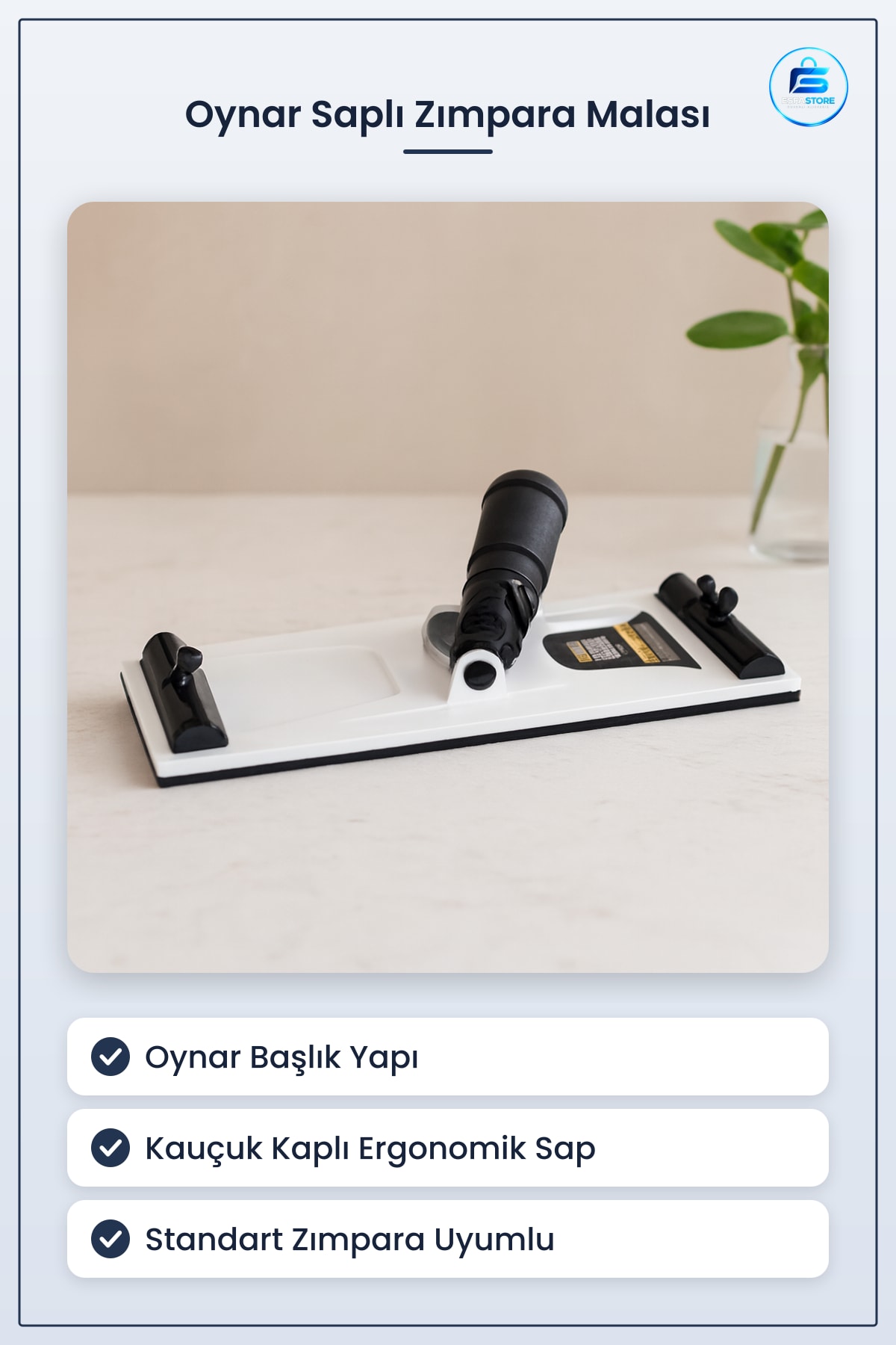 Oynar Saplı Zımpara Malaı Kauçuk Sap Plastik Gövde Ahşap Mobilya Vernik Öncesi Yüzey Hazırlık