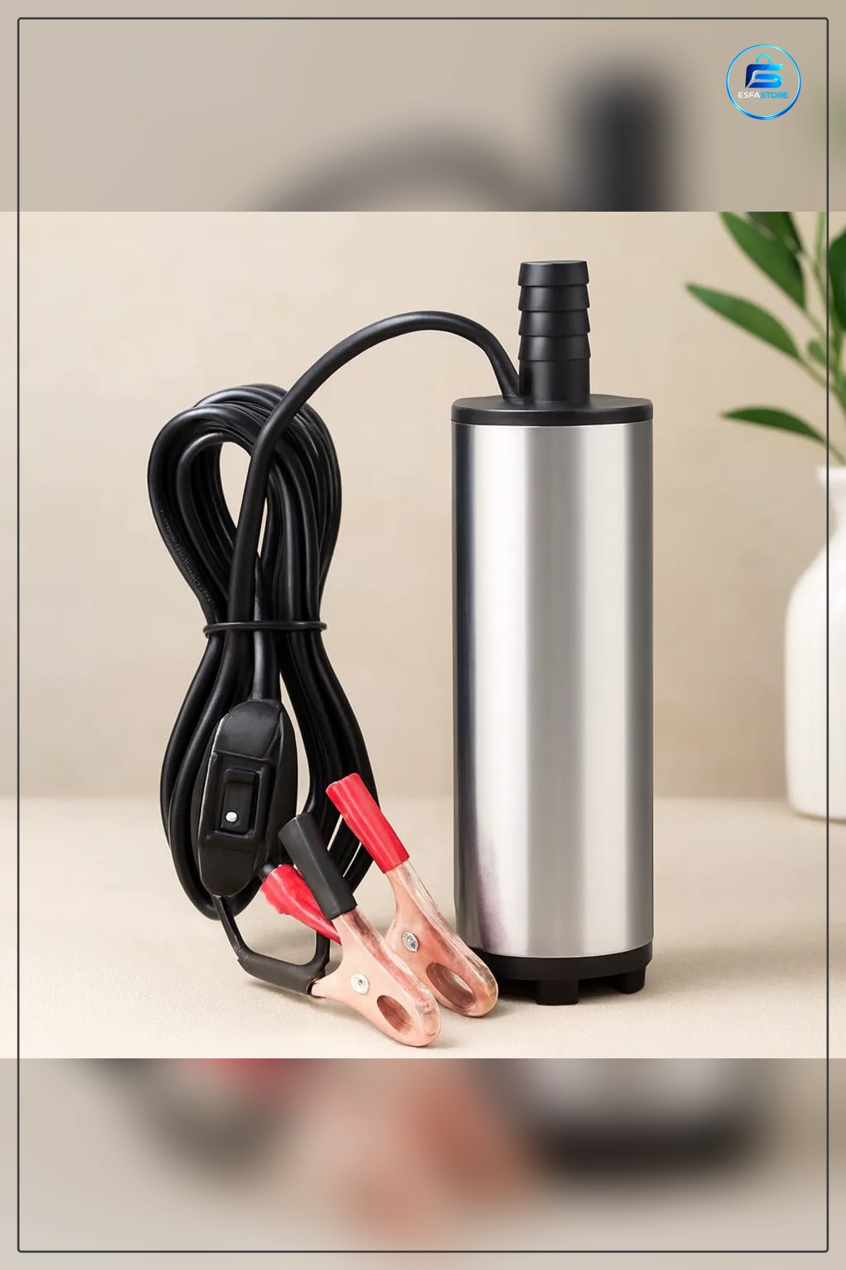 Mini Akaryakıt Pompası 24V 51mm Paslanmaz Gövde Dalgıç Tip Yakıt Transfer Oto Pompa Araç