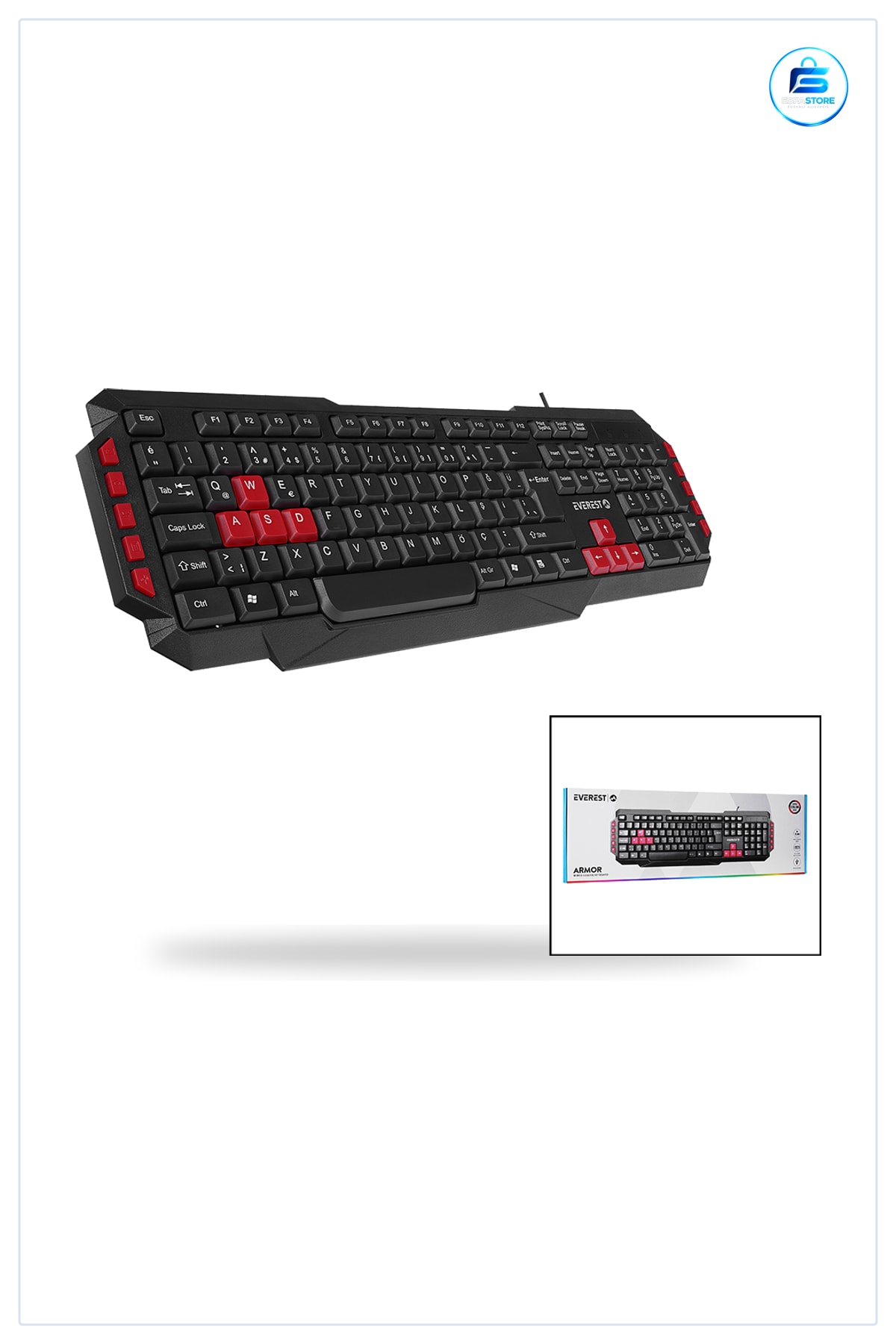 Klavye USB Kablolu Oyuncu Renkli Tuşlar 150 cm Kablo Multimedya Bilgisayar Plug and Play