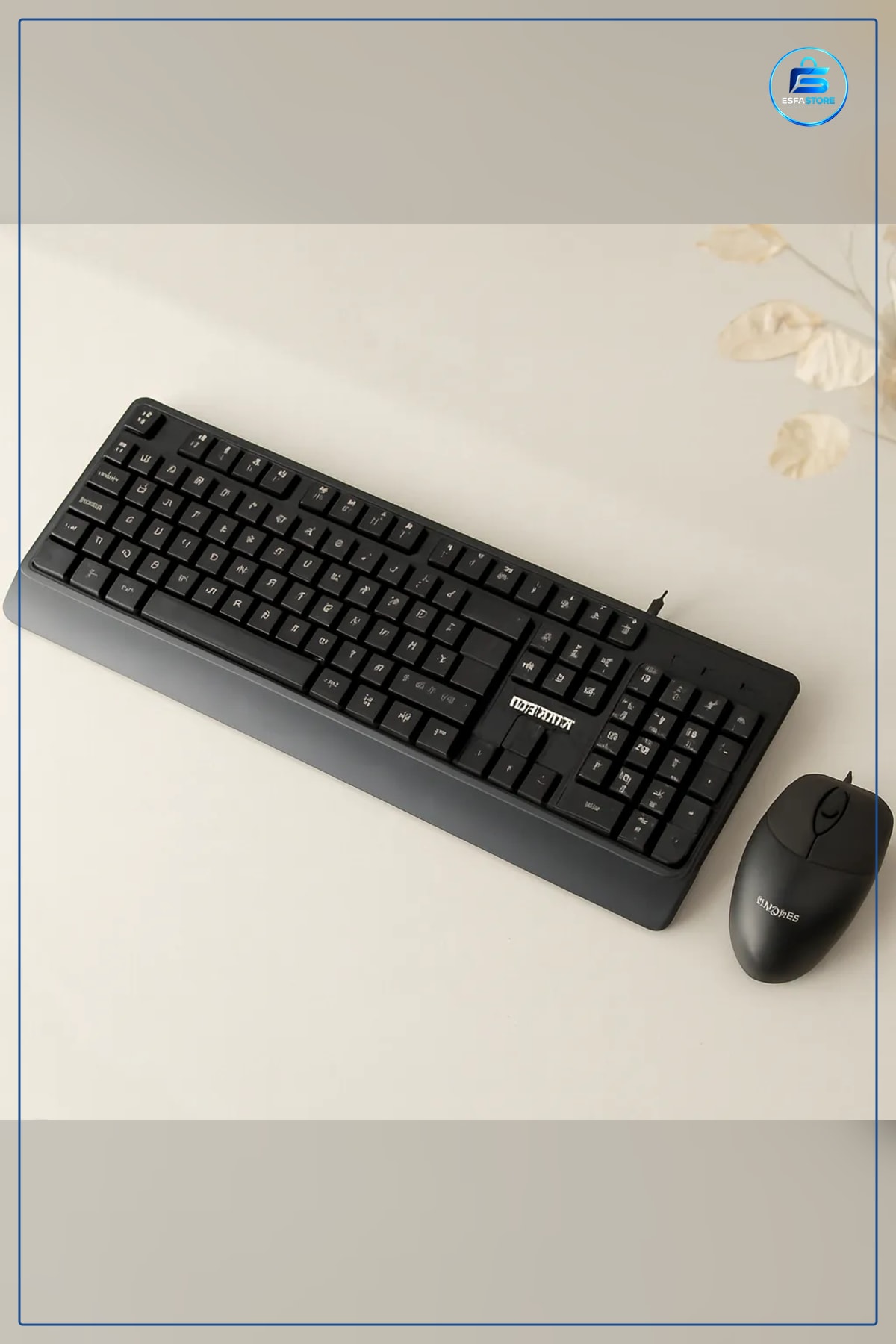Klavye Mouse Set USB Kablolu Q Düzen DPI Optik Sensörlü Ev Ofis Tak Çalıştır Türkçe