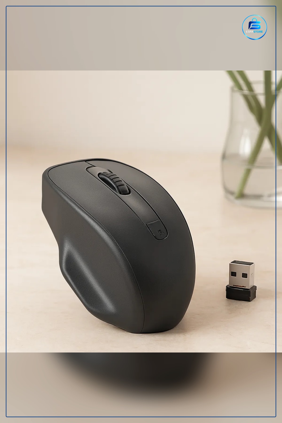 Kablosuz Optik Mouse DPI USB Alıcılı AA Pil Ofis Bilgisayar Sessiz Tıklama Ergonomik