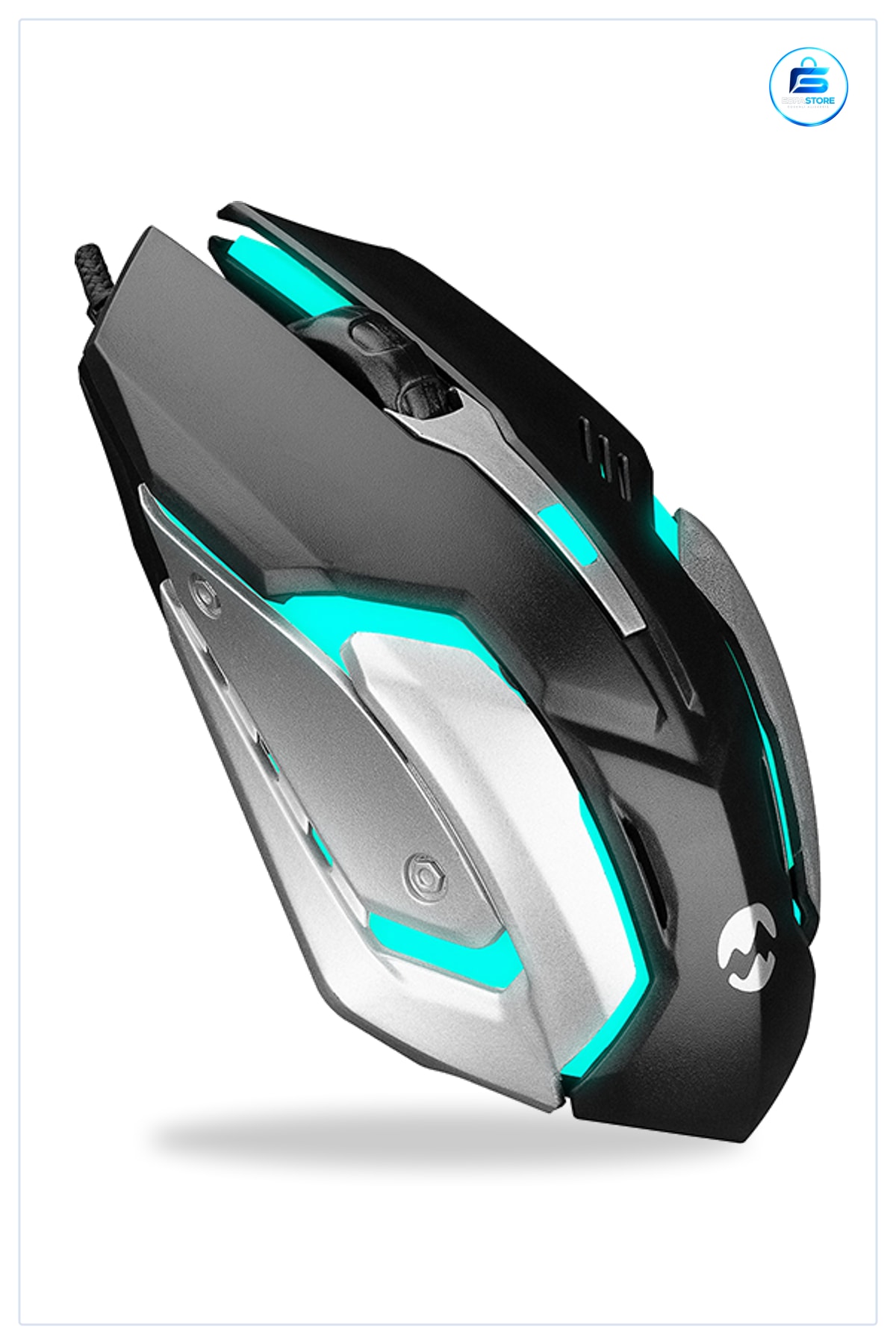 Mouse Kablolu Oyuncu RGB DPI 1.5m USB Işıklı Ergonomik Dizüstü Masaüstü Bilgisayar