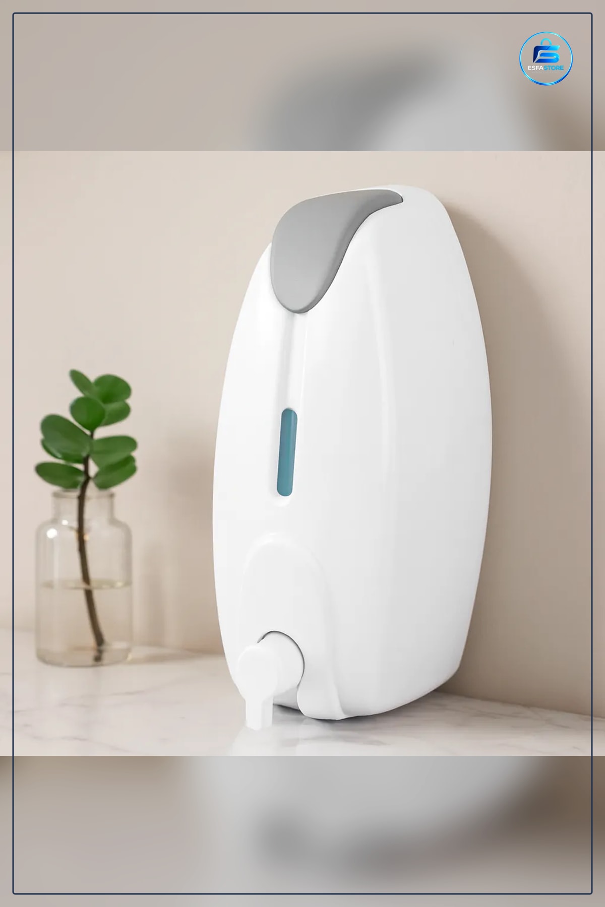 Sabunluk Köpük Dispenseri 500 ml Duvar Tipi Dayanıklı Plastik Paslanmaz Pompalı Banyo Mutfak Ofis