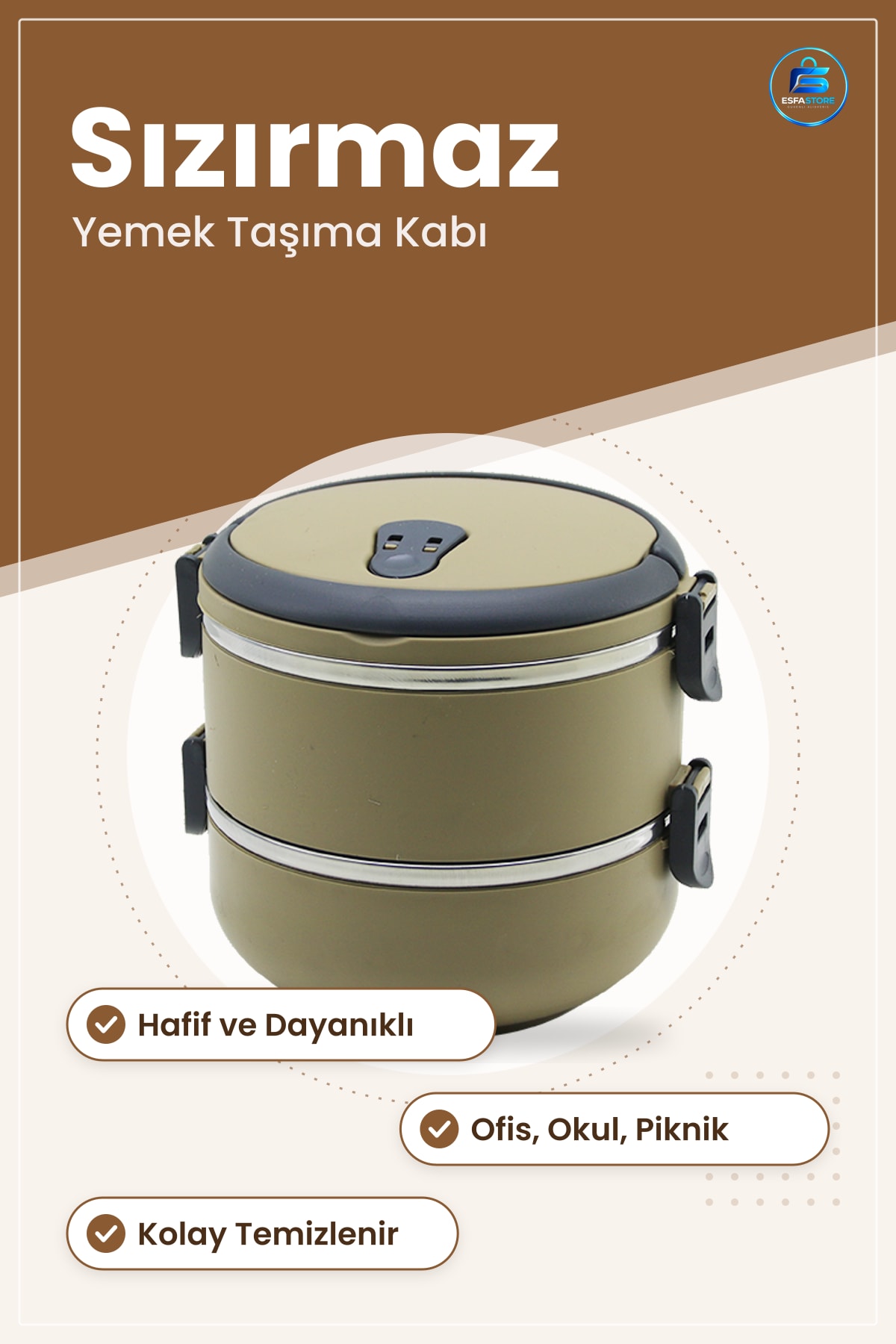 Sefer Tası Plastik Saklama Kabı Sızdırmaz Yemek Taşıma Dayanıklı Hafif Ofis Okul Piknik