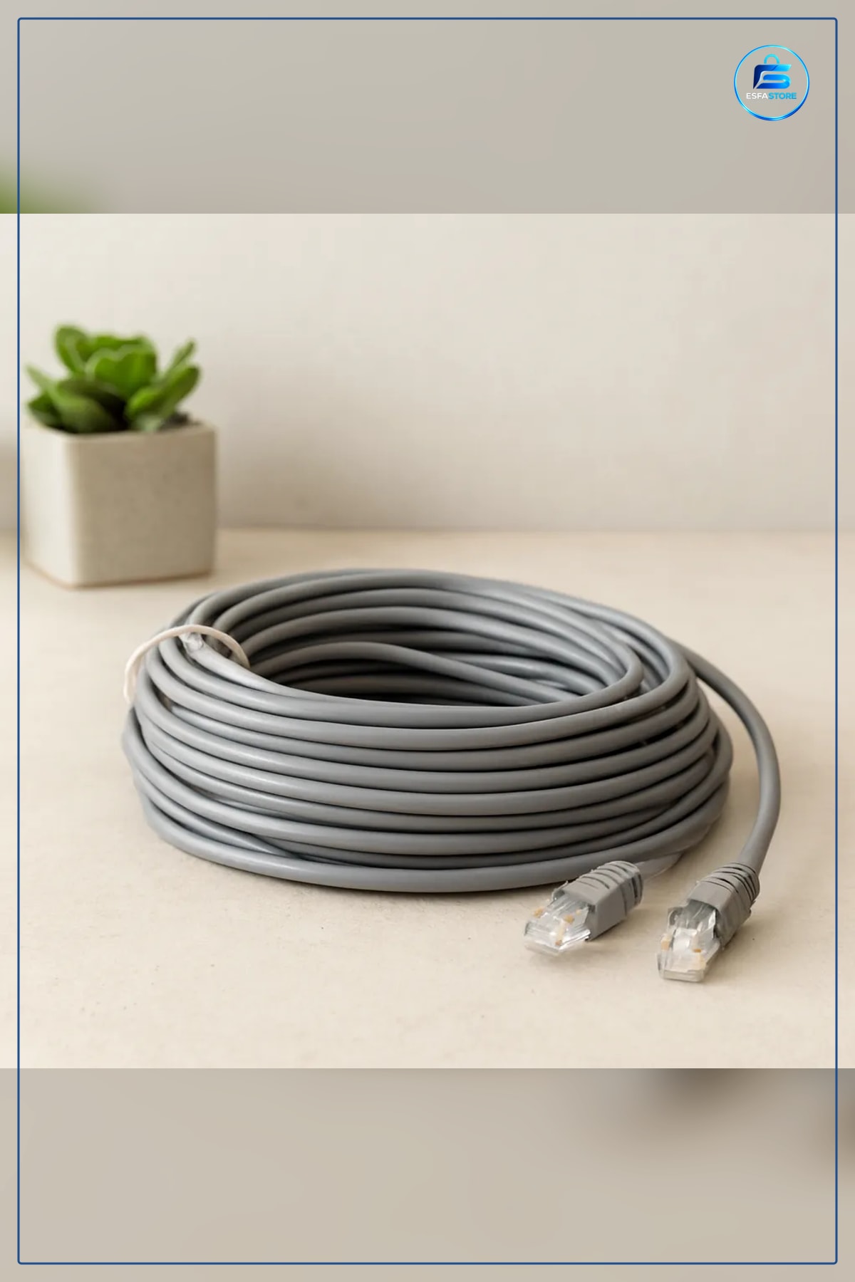 Network Kablosu CAT6 20m Ethernet İnternet Data Gigabit RJ45 Ev ve Ofis Ağı Bağlantı Yüksek Hız