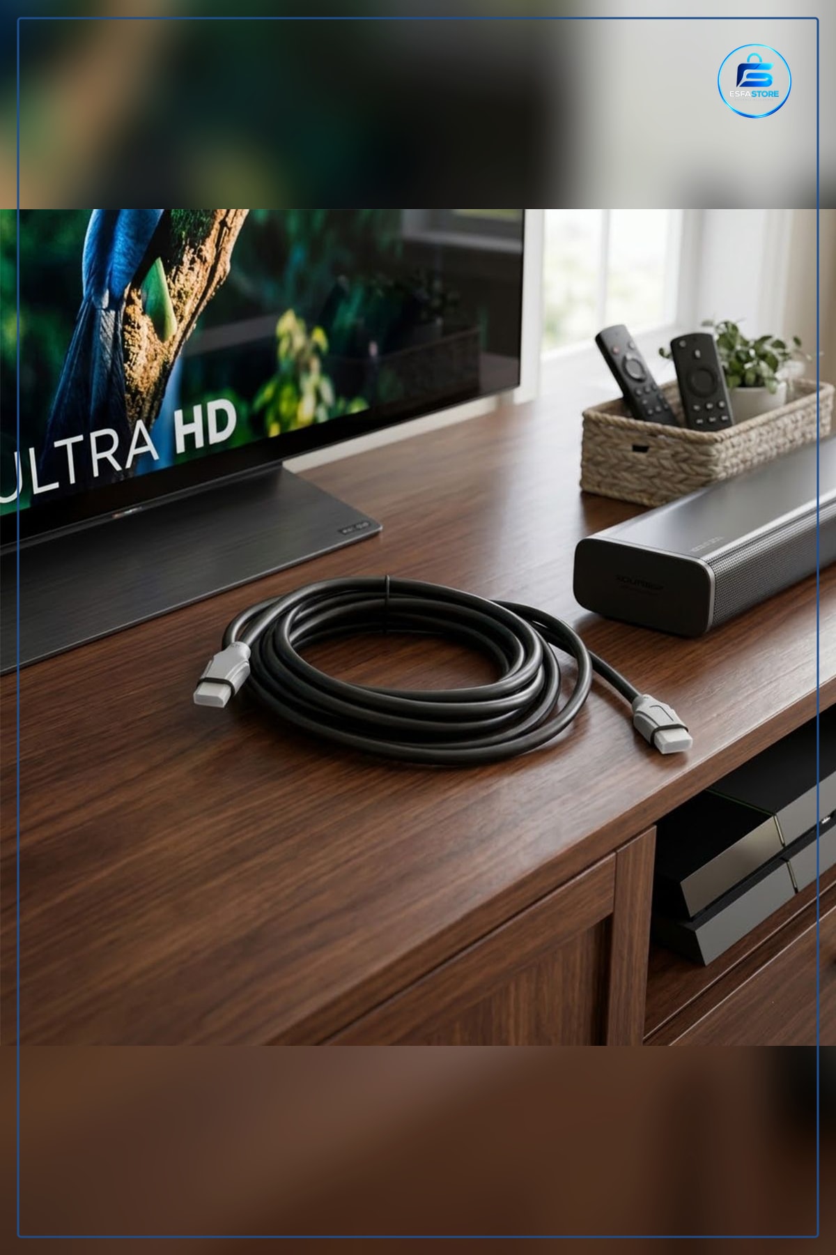 HDMI Kablo 5 m V1.4 Ultra HD 4K Saf Bakır OFC Altın Kaplama Televizyon Monitör Bağlantı