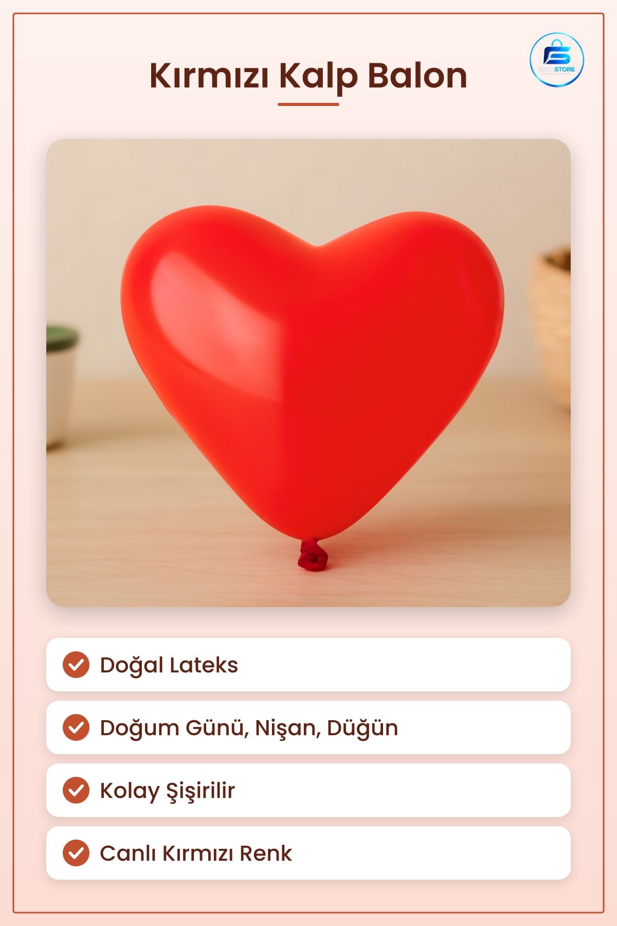 Kırmızı Kalp Balon 100 Adet Lateks Doğum Günü Nişan Düğün Parti Dekorasyon Malzemesi