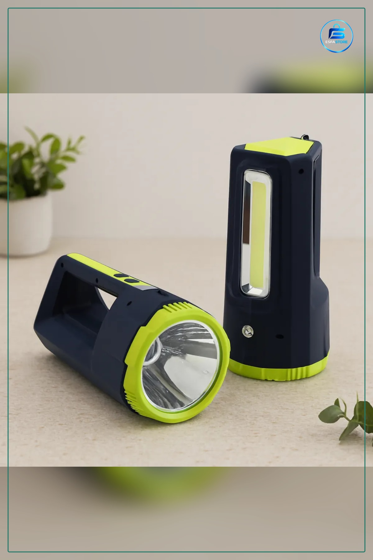El Feneri Projektör 2in1 30W/10W COB LED USB Oto Şarjlı Kamp Acil Durum Arama Kurtarma