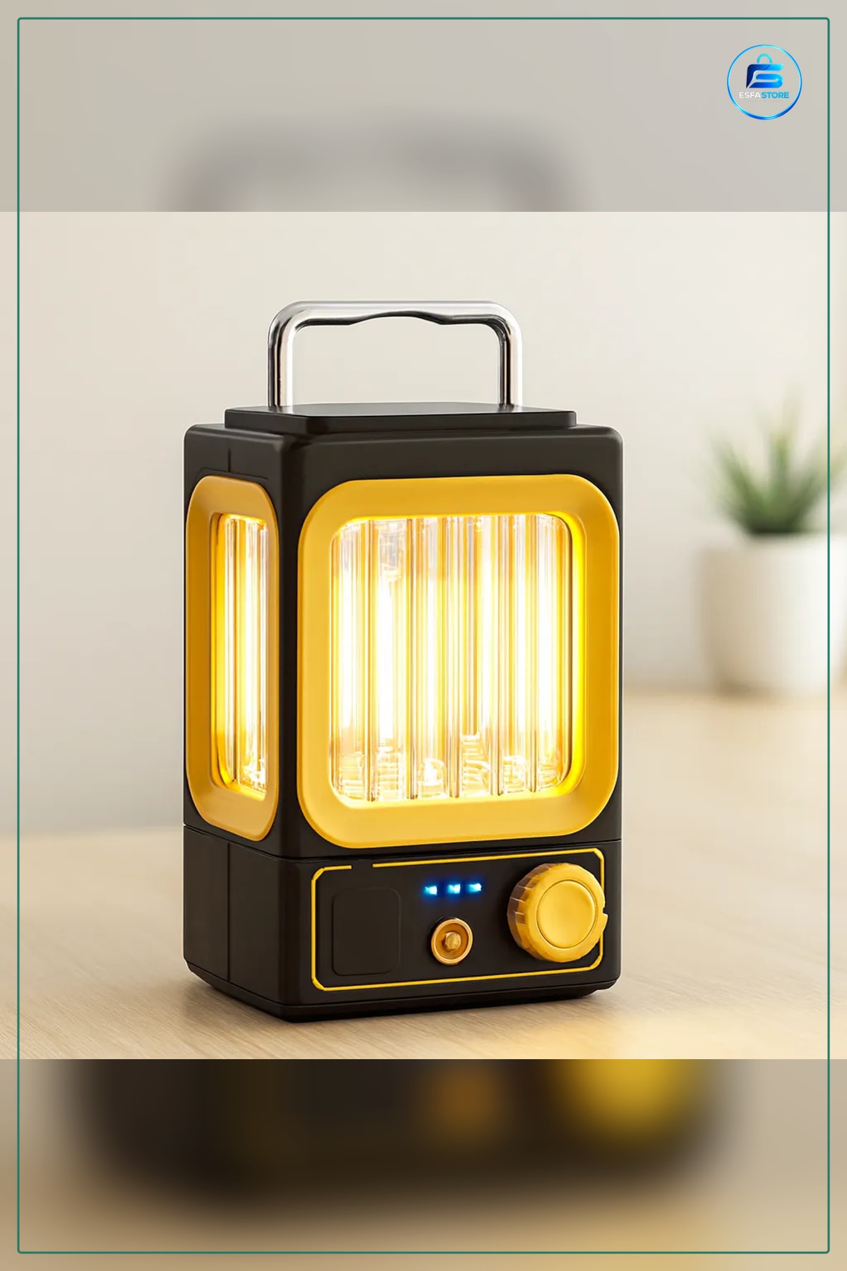 Kamp Lambası Solar USB Şarjlı 1500mAh Taşınabilir Nostalji LED Dekoratif Aydınlatma Bahçe