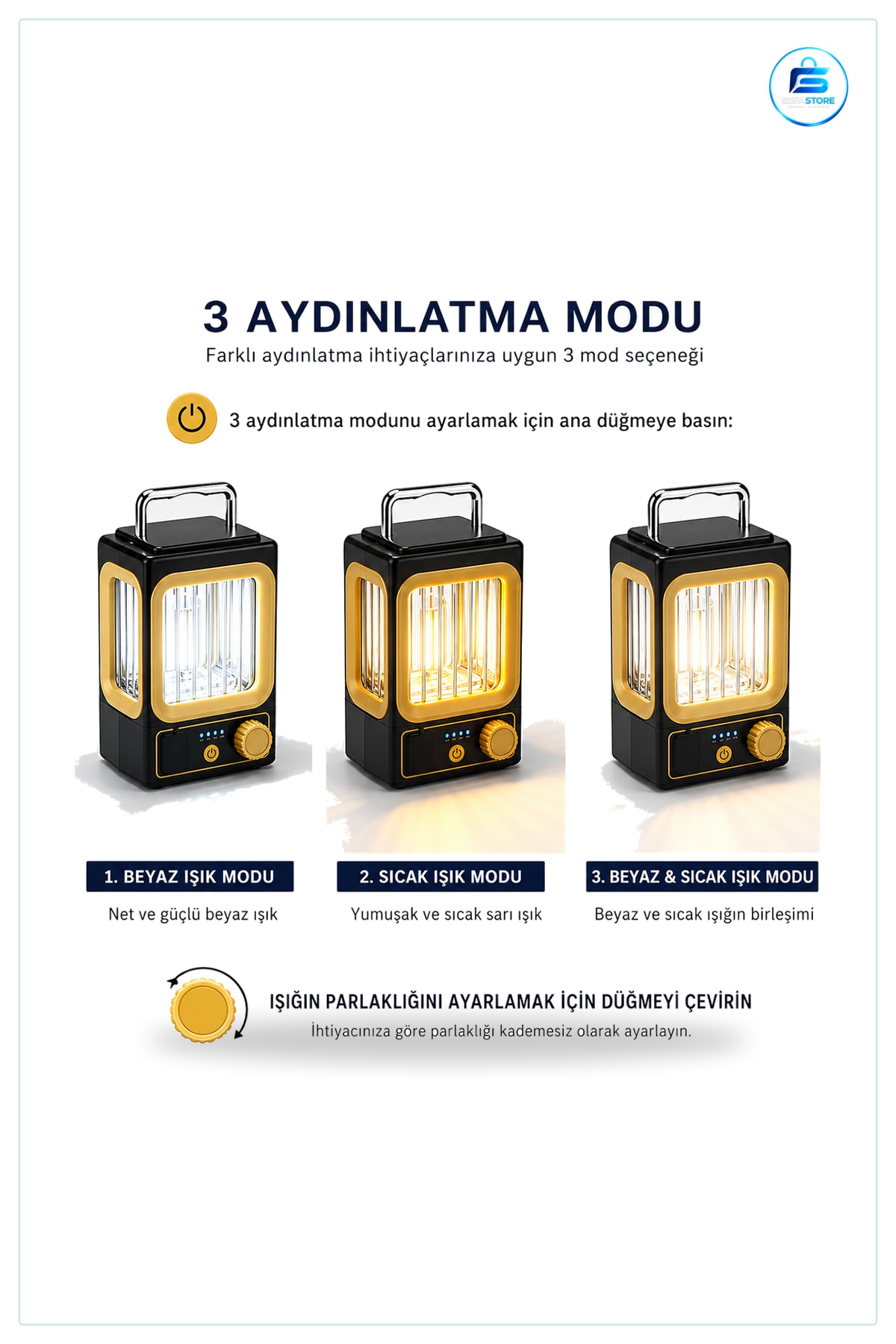 Kamp Lambası Solar USB Şarjlı 1500mAh Taşınabilir Nostalji LED Dekoratif Aydınlatma Bahçe