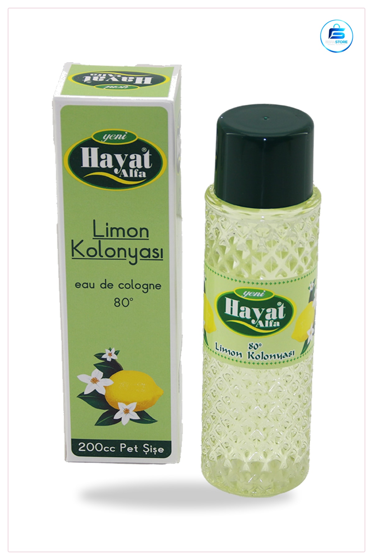 Limon Kolonyası 200cc Pet Şşe Alkol Bazlı Doğal Esanslı Ferahlatıcı Kişisel Bakım
