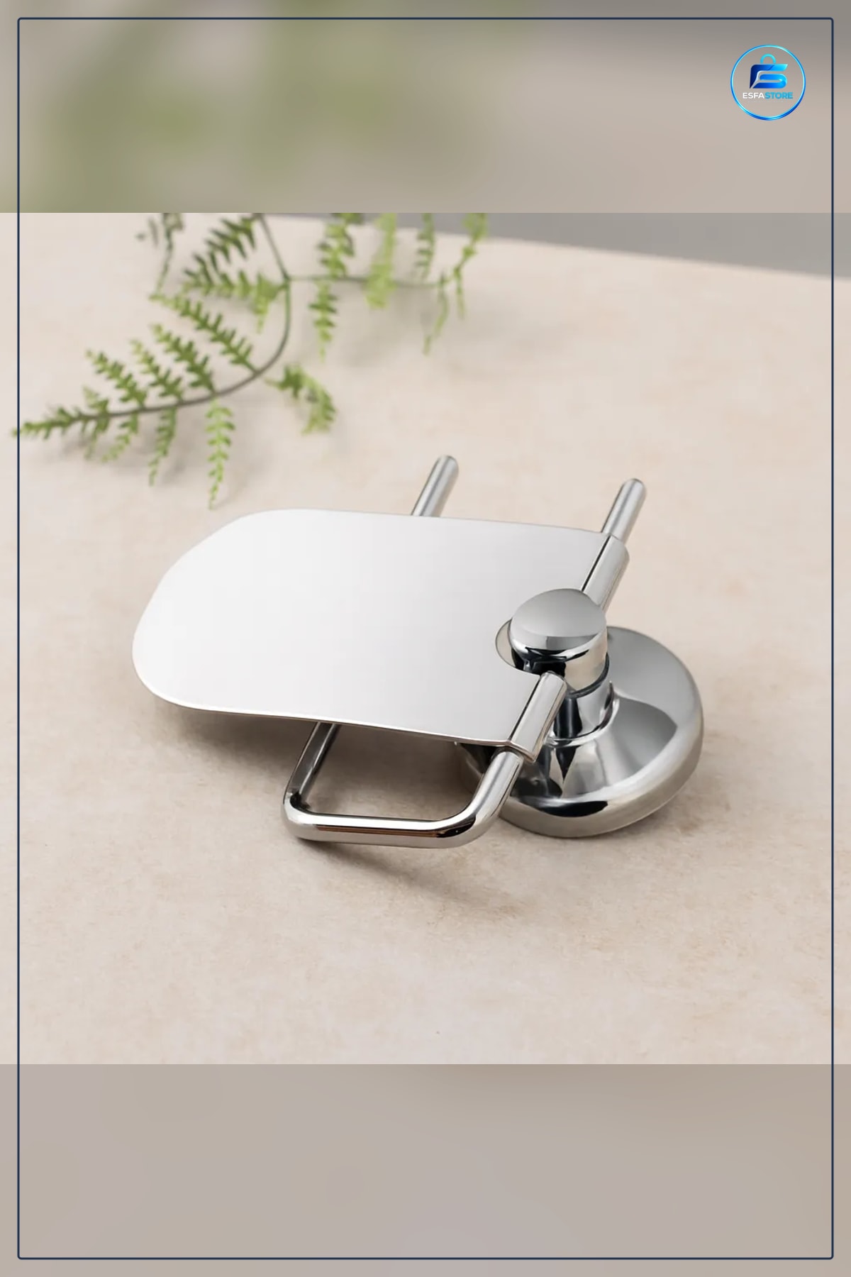 Tuvalet Kağıtlığı Kapaklı Metal Vidalı Montaj Paslanmaya Dayanıklı Kaplamalı Banyo WC Aksesuarı