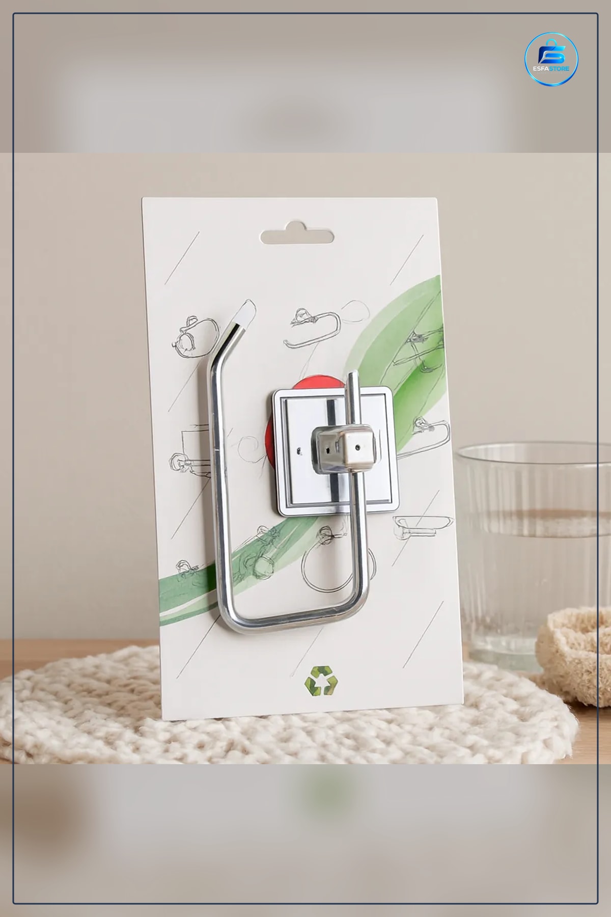 Tuvalet Kağıtlığı Yapışkanlı Metal Banyo Montaj Delmesiz Açık WC Kağıt Rulo Tutucu Dayanıklı