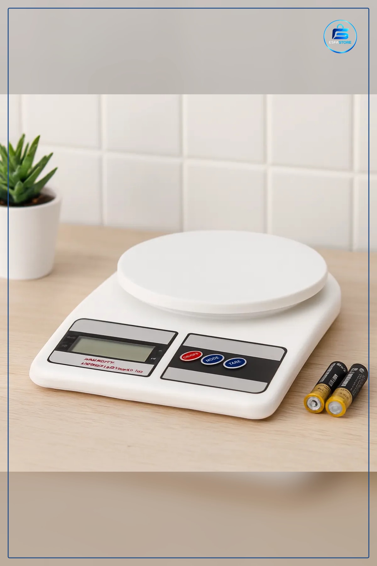 Dijital Mutfak Tartısı 10kg 1g Pilli Tare Fonksiyonlu Hassas Porsiyon Paslanmaz Çelik Platform