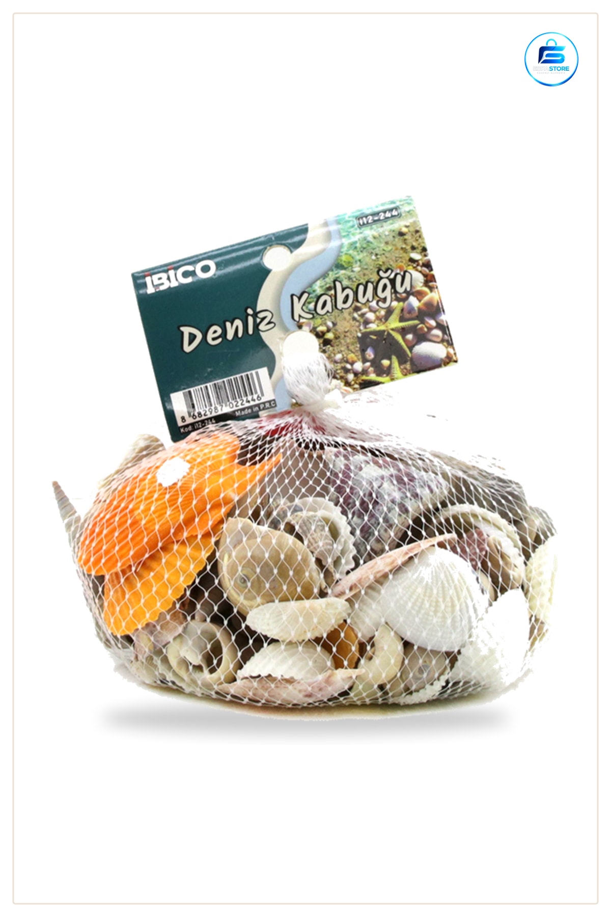 Vazo Dolgu Taşı Deniz Kabuğu Midye Renkli Mix Dekoratif 50 Adet Saksı Üstü Süs Biblo Masa