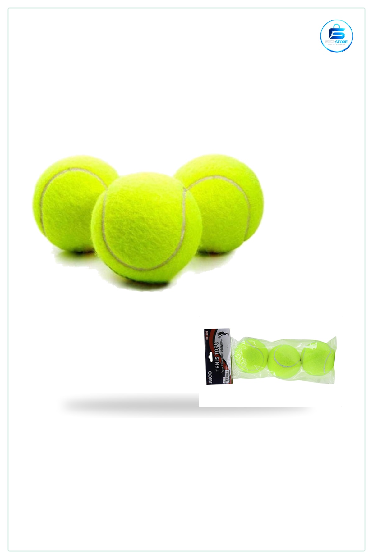 Tenis Kort Topu Kauçuk Çekirdekli Keçe Kaplamalı Antrenman Maç Rekreasyonel Oyun İyi Kontrol