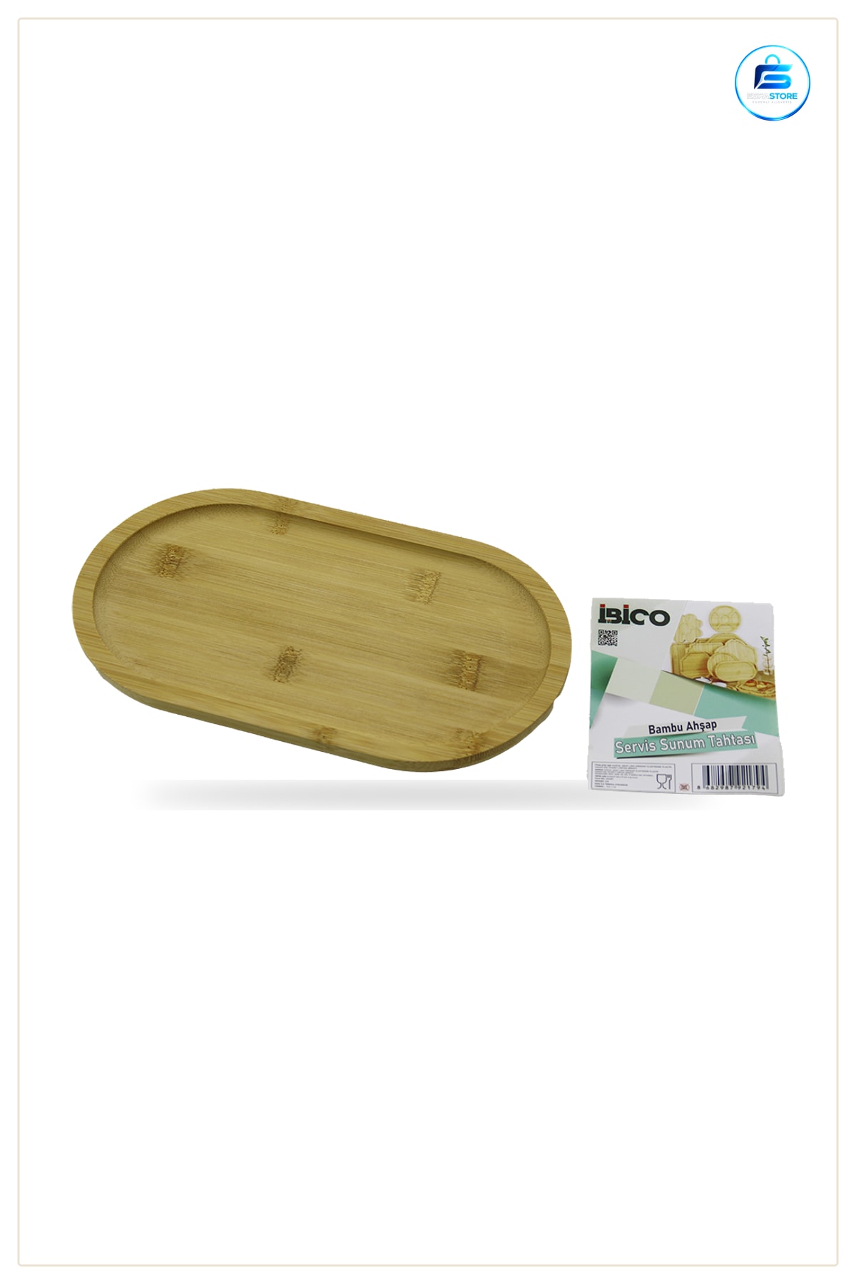 Ahşap Bambu Oval Mini Servis Tepsisi 25x14 cm 1.4 Yüksek Dayanım Sunum Tahtası Aperatif Peynir