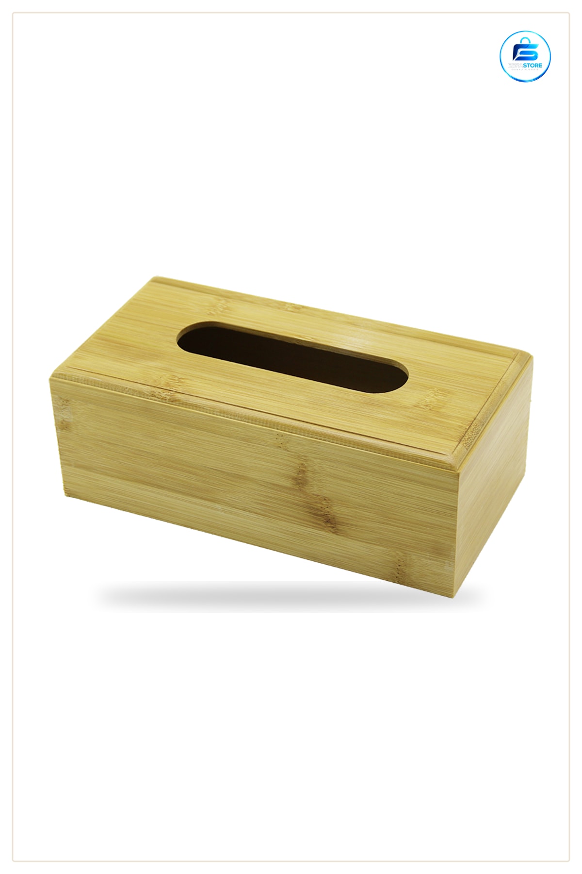 Peçetelik Ahşap Bambu 11.6x22.8 cm Masa Üstü Peçete Kutusu Restoran Kafe Ev Sofra Düzenleyici