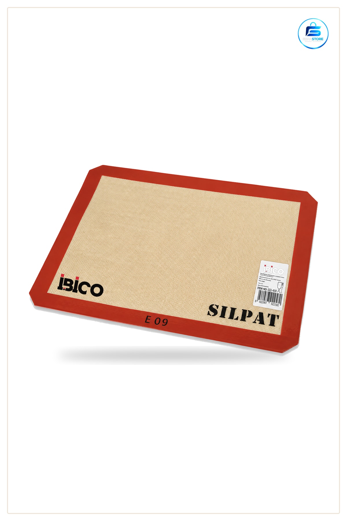 Silikon Fırın Pişirme Matı 30x40 cm Gıda Sınıfı Yapışmaz Kurabiye Kek Hamur Altlığı Mutfak