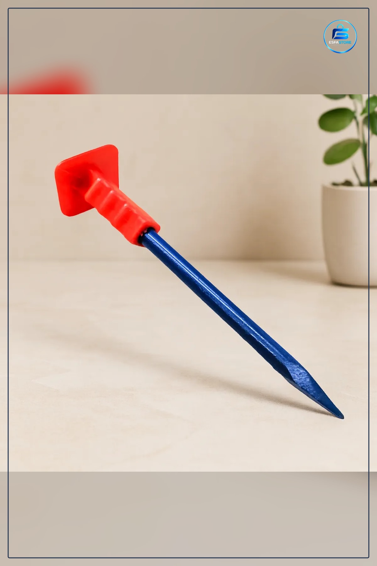 Çelik Sivri Murç 30x24 cm Korumalı Kaplı Metal İnşaat Tamirat Delme Hobi Aleti Kullanışlı