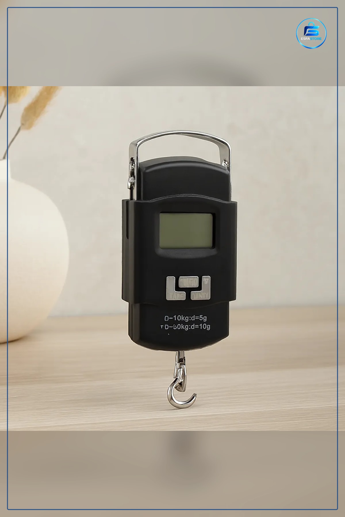 Dijital Tartı Kantar 50 kg Taşınabilir Askılı Elektronik Bagaj Terazisi LCD Ekranlı Kanca