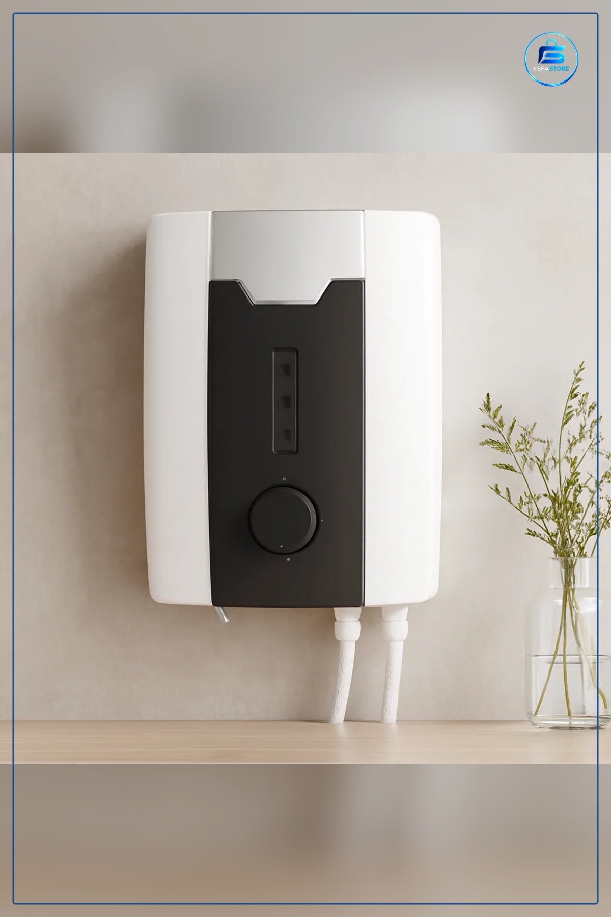 Şofben Elektrikli Anında Sıcak Su 3 Kademe 7 Emniyet Termostatlı Beyaz Banyo Duş Kompakt