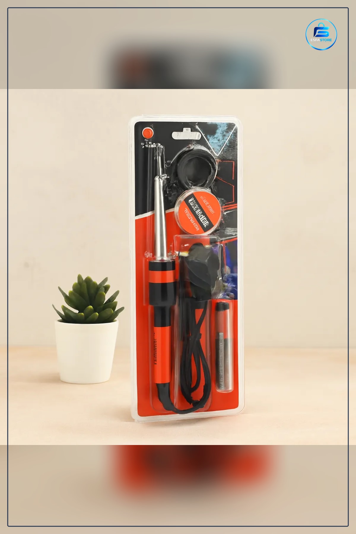 Kalem Havya Seti 60W Mini Stand Lehim Pastası Teli Elektronik Devre Tamir Hobi Ustalık