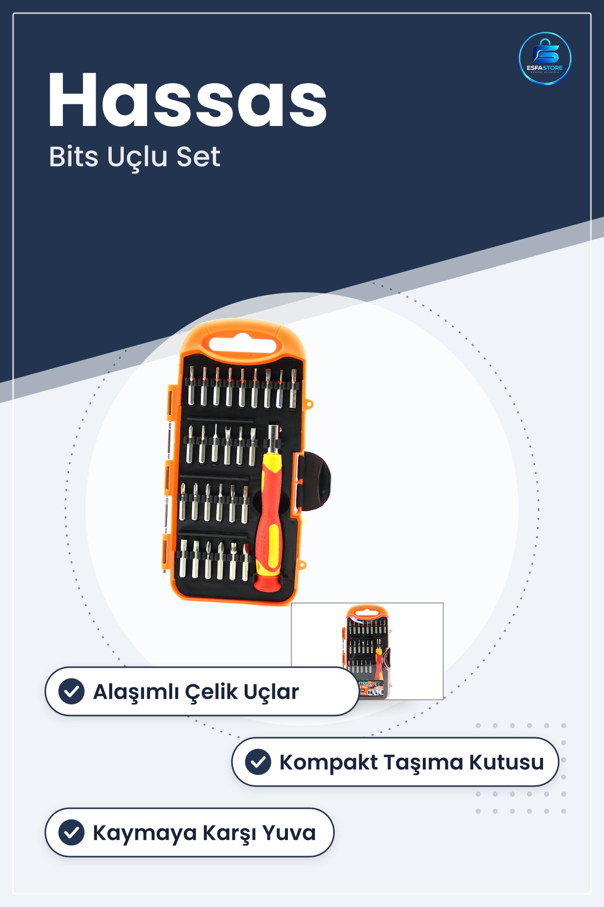 Tornavida Seti Saatçı Telefon Bits Alaşımlı Çelik Uçlu Hassas Elektronik Tamir Atölye Servis