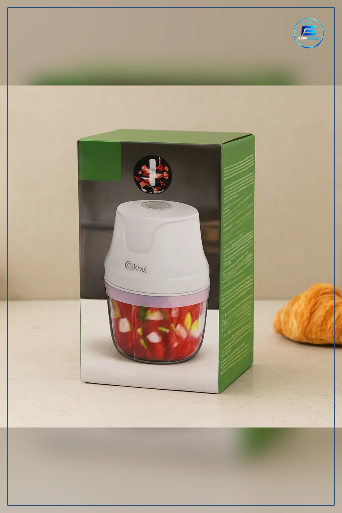 Mini Blender USB Şarjlı 3 Bıçaklı Gıda Doğrayıcı Taşınabilir Mutfak Kompakt Smoothie Sos Hazırlama