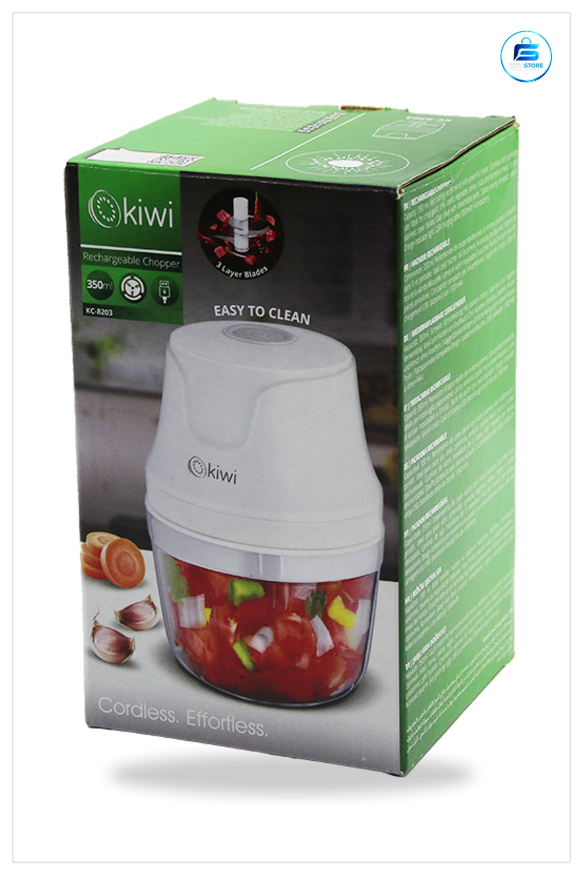 Mini Blender USB Şarjlı 3 Bıçaklı Gıda Doğrayıcı Taşınabilir Mutfak Kompakt Smoothie Sos Hazırlama