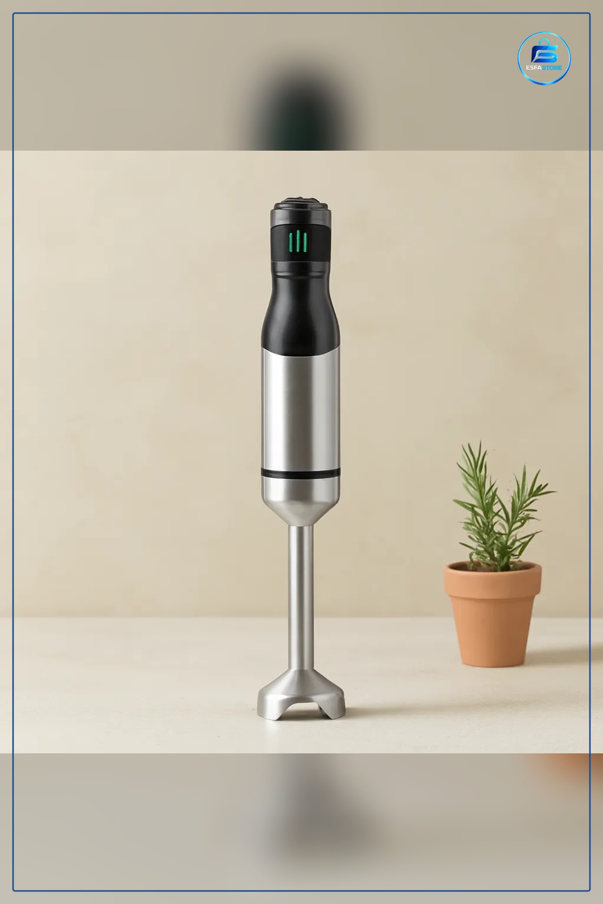 Çubuk El Blender 1200W Değişken Hız Çelik Bıçak Mutfak Çorba Püre Sökülebilir Seti