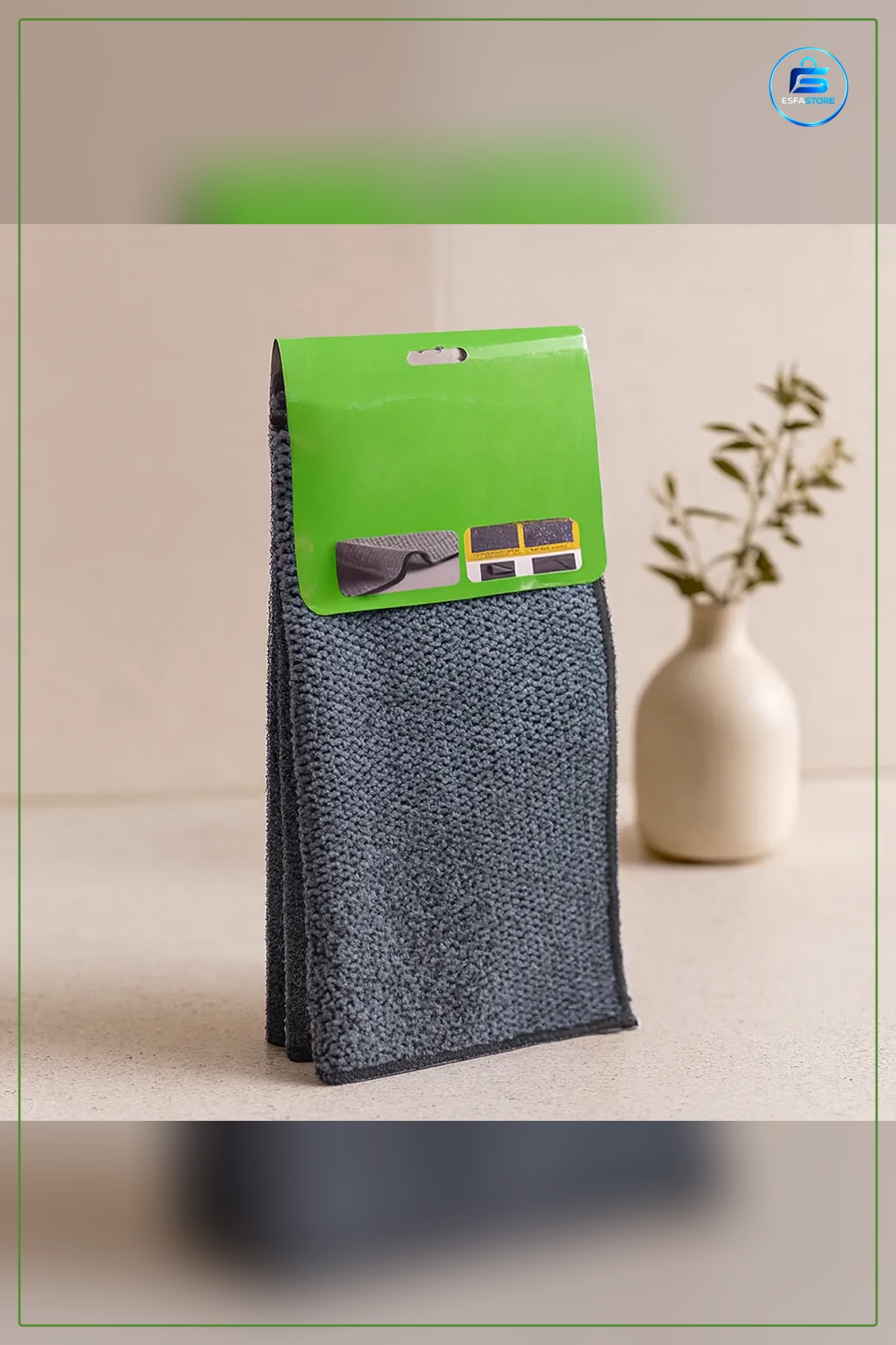 Temizlik Bezi Çift Taraflı Mikrofiber Aşındırıcı Bez 30x30 cm 4 Adet Zorlu Kir Temizleyici
