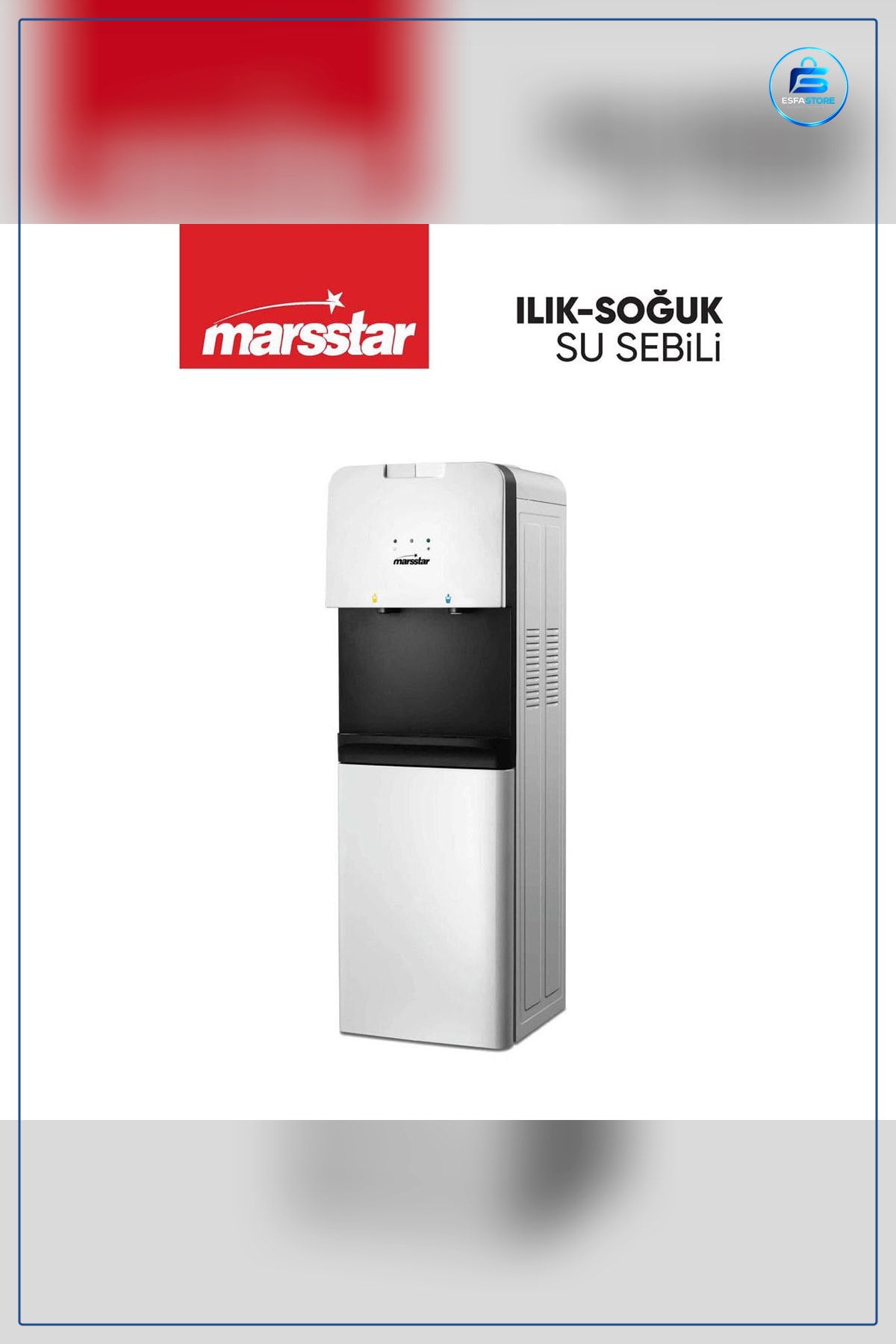 Su Sebili Sıcak Soğuk Ilık ila 240V Ev ve Ofis İçin Beyaz Dağıtım Makinesi Dekoratif