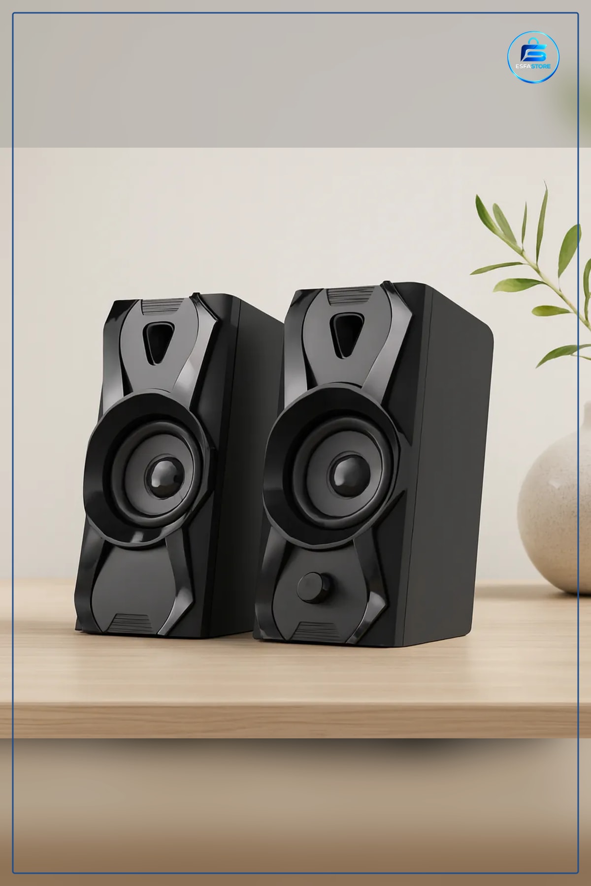 Kablolu Hoparlör Seti 1+1 2.0 USB Multimedya 5W Masaüstü Bilgisayar Hoparlörü Ev Ofis