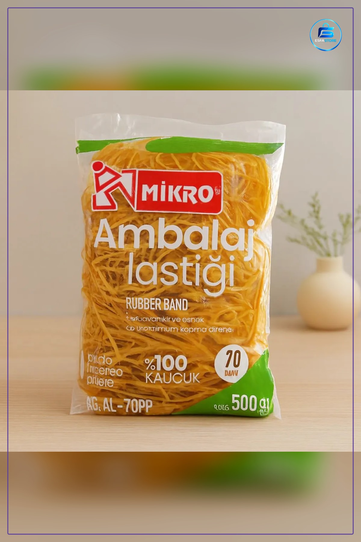 Paket Lastiği Kauçuk Para Lastik 500 g 220x140x140 mm Ambalaj Ofis Ev Kullanımı Kullanışlı